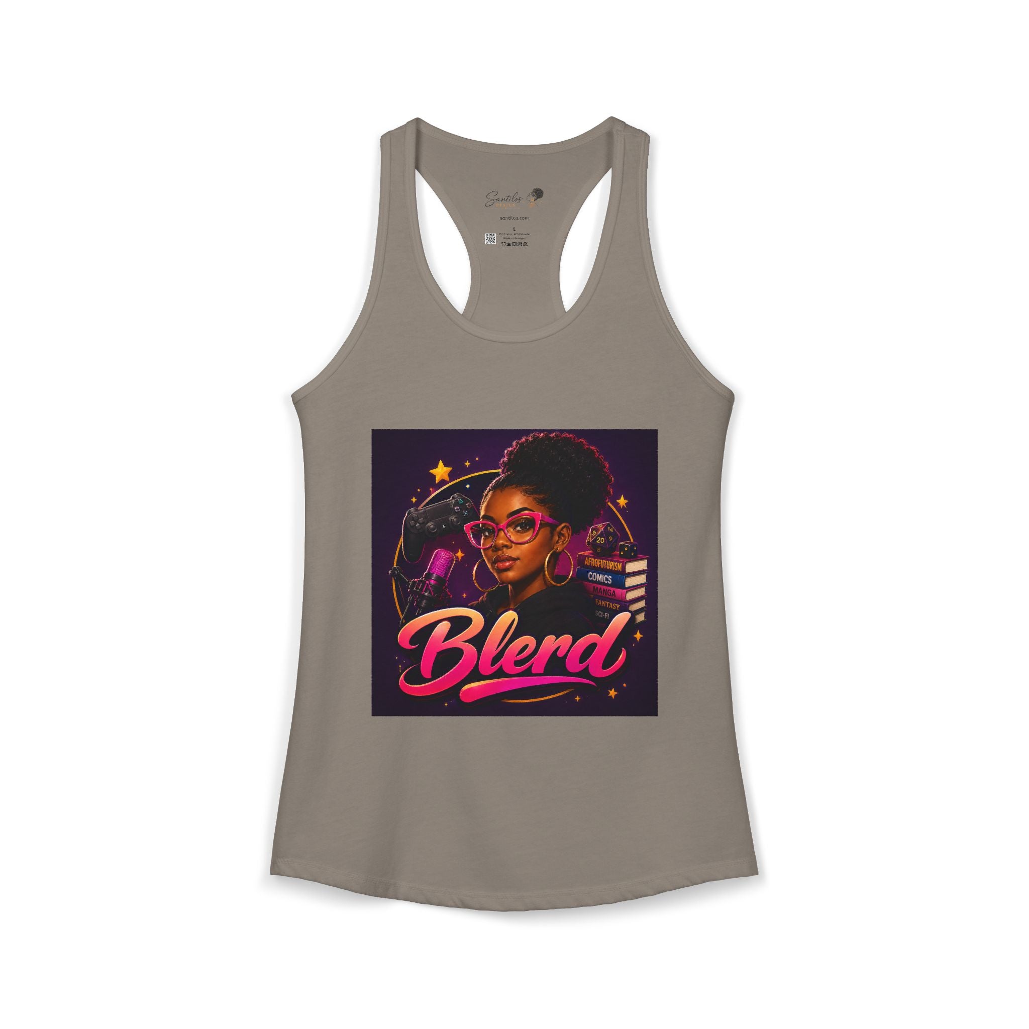"Blerd" Women's Ideal Racerback Tank
