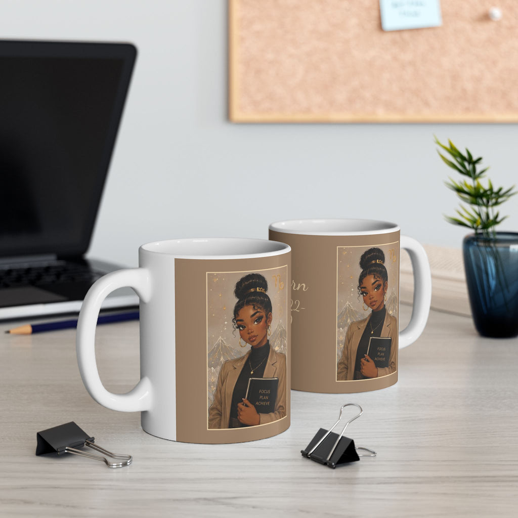 Capricorn Zodiac Sign Ceramic Mug — Coffee Mug (11oz)