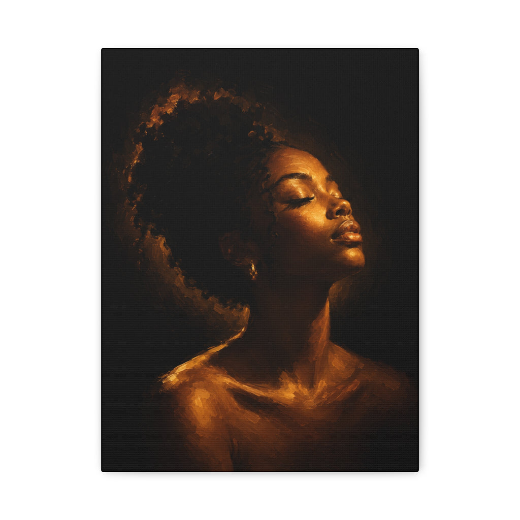 Radiant Reflection — Matte Stretched Wall Art