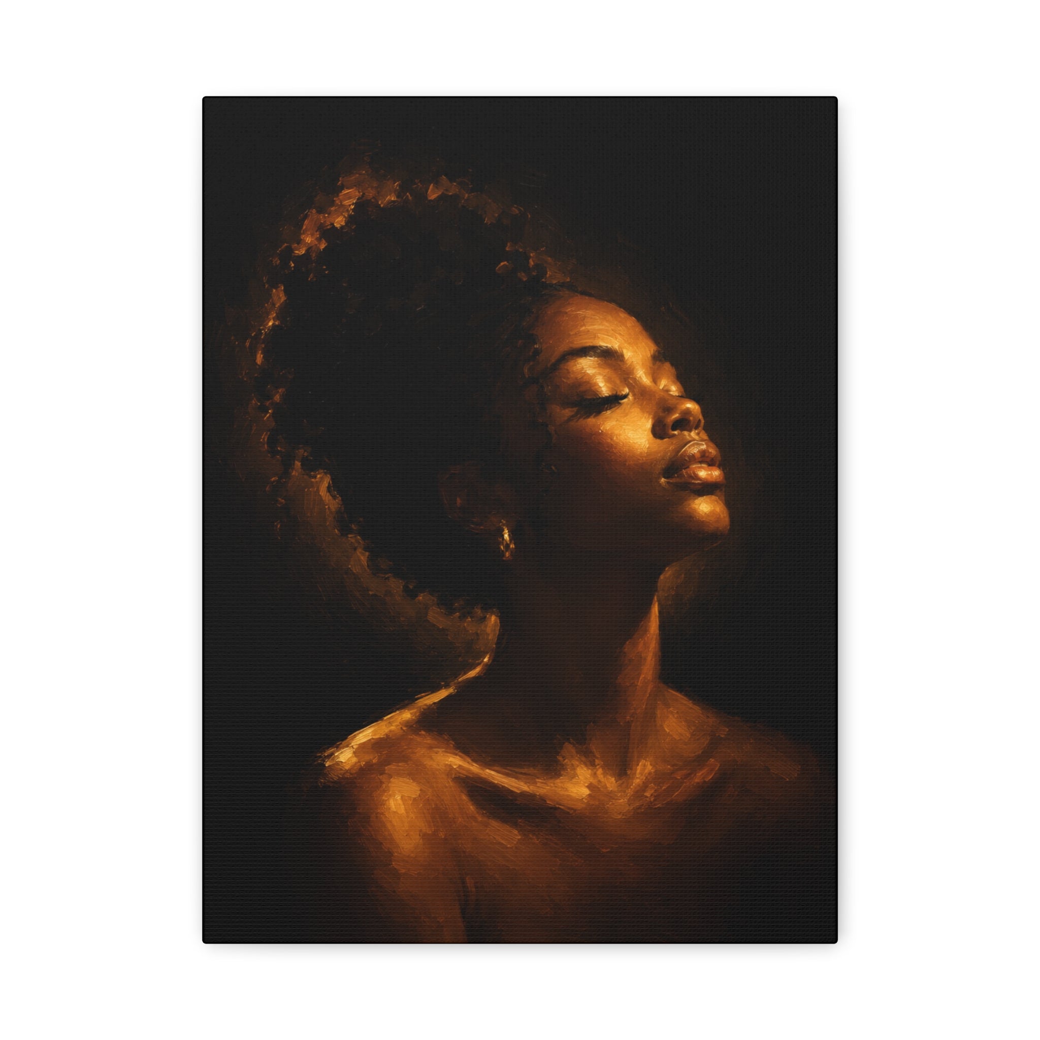 Radiant Reflection — Matte Stretched Wall Art