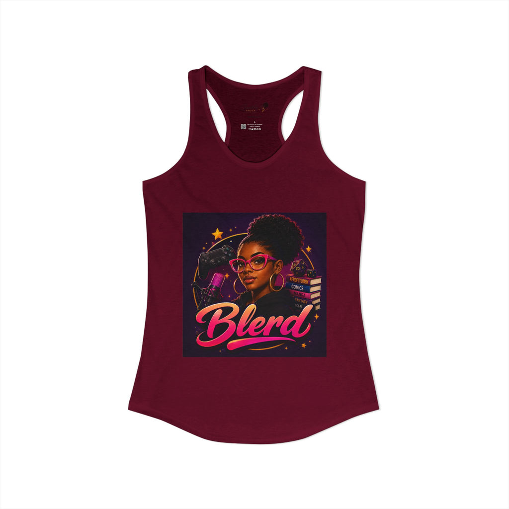 "Blerd" Women's Ideal Racerback Tank