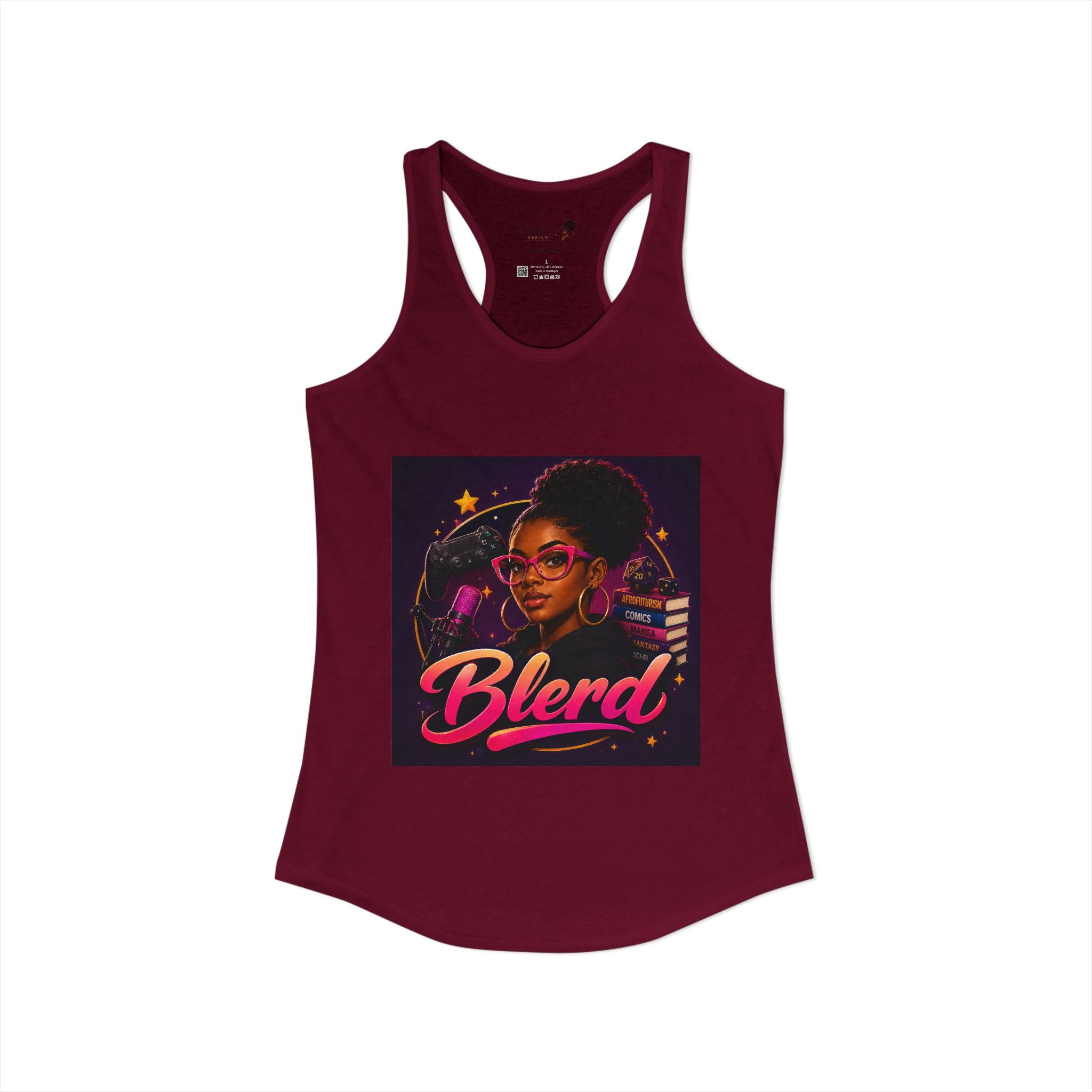 "Blerd" Women's Ideal Racerback Tank