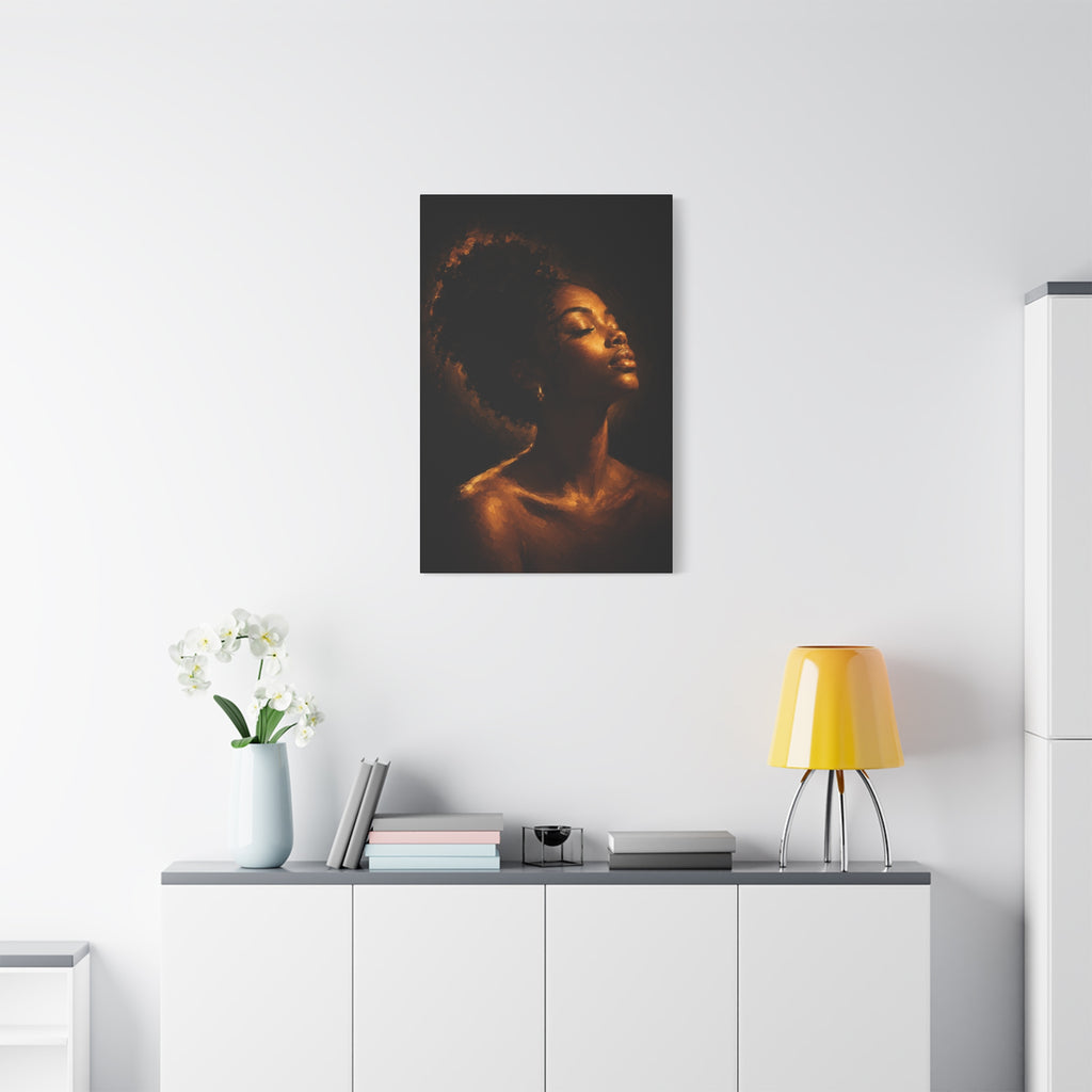 Radiant Reflection — Matte Stretched Wall Art