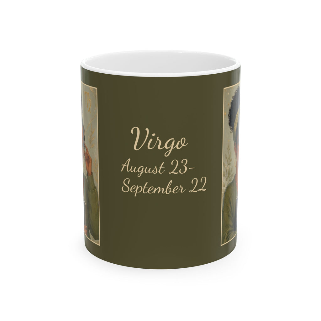 Virgo Zodiac Sign Ceramic Mug — Coffee Mug (11oz)