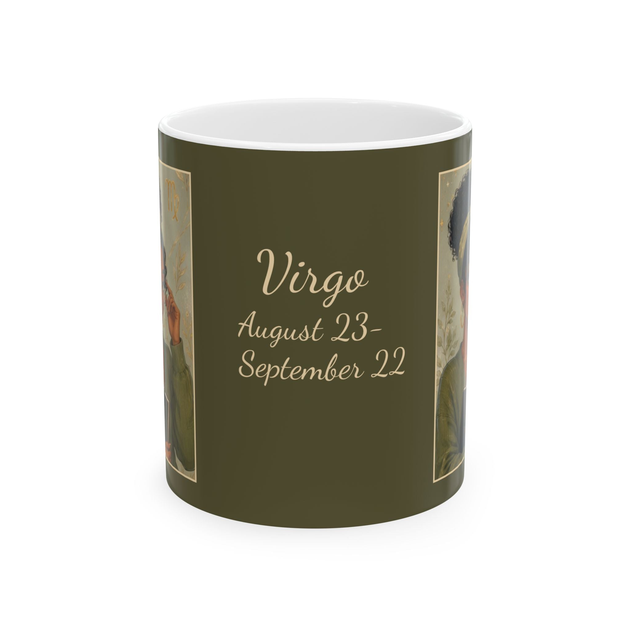 Virgo Zodiac Sign Ceramic Mug — Coffee Mug (11oz)