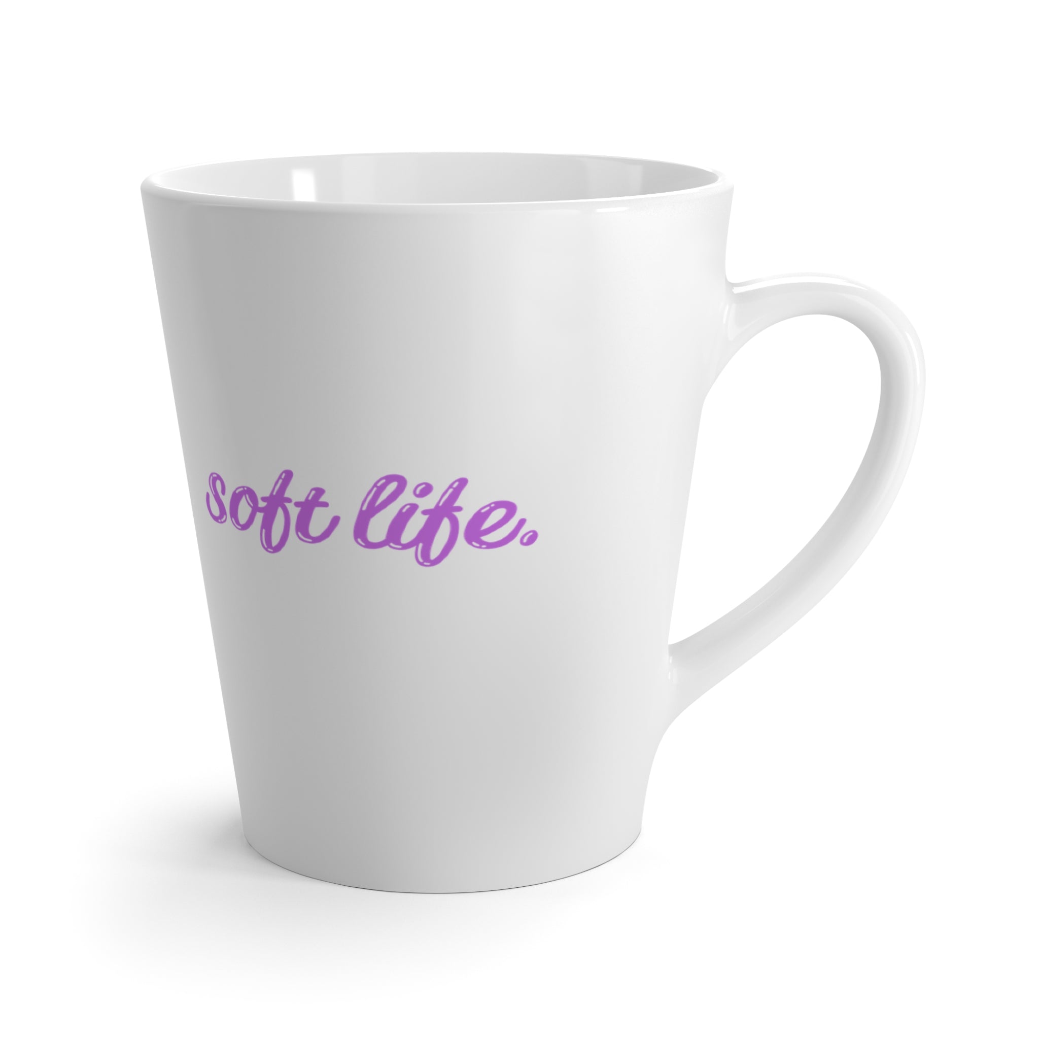 Strong Boundaries Equal Soft Life Latte Mug (White)