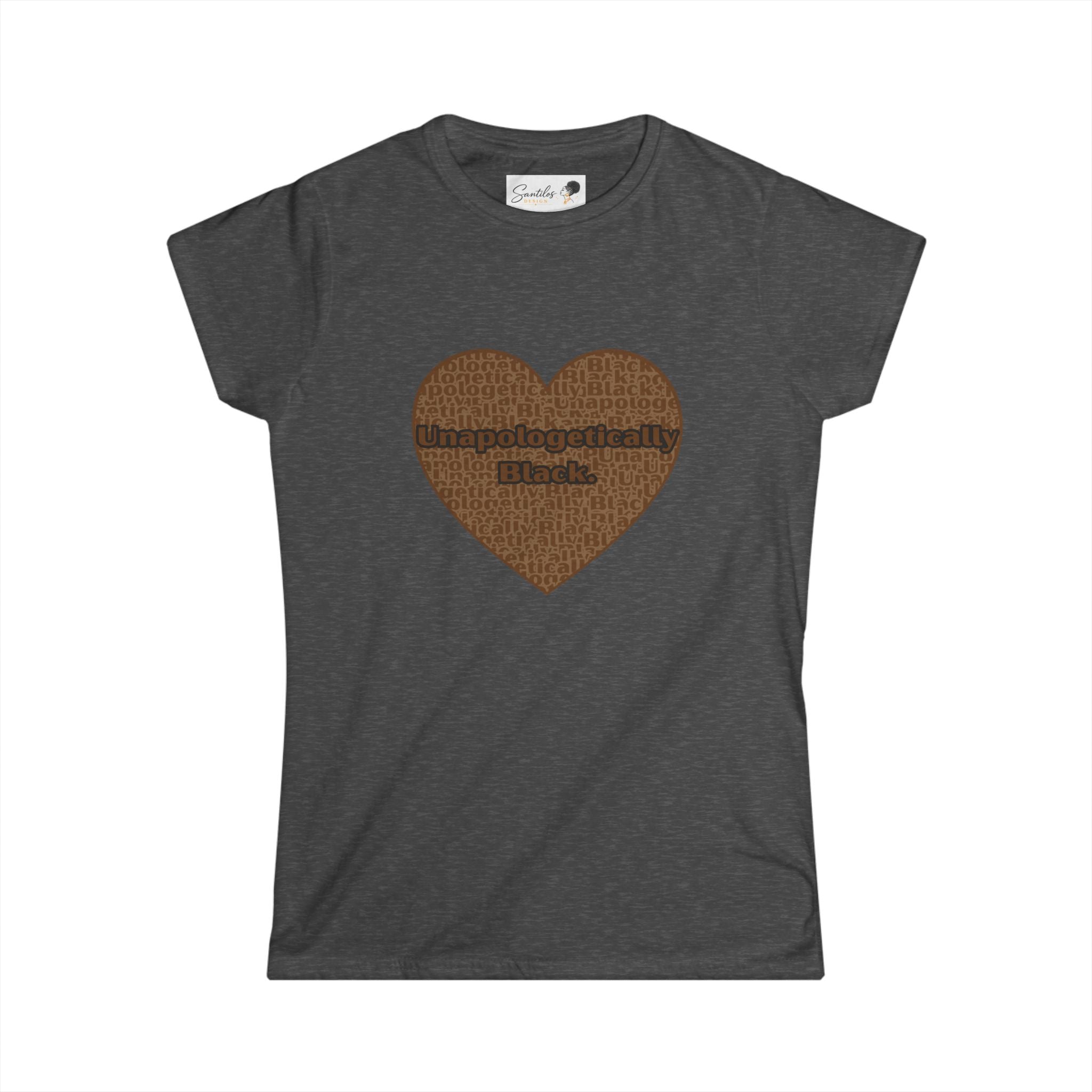 Unapogetically Black - Women's Empowerment Round Neck Tee