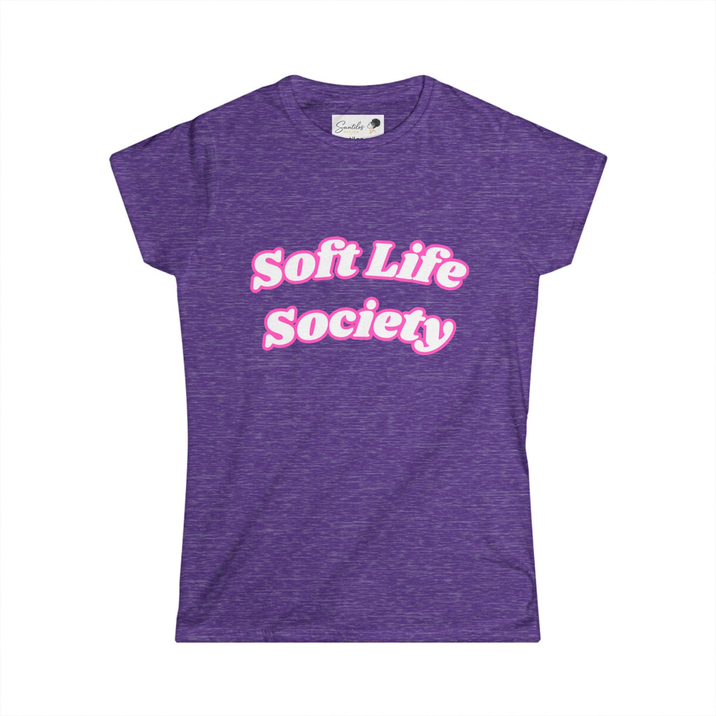 The Soft Life Society Tee - Women's Round Neck Graphic Tee