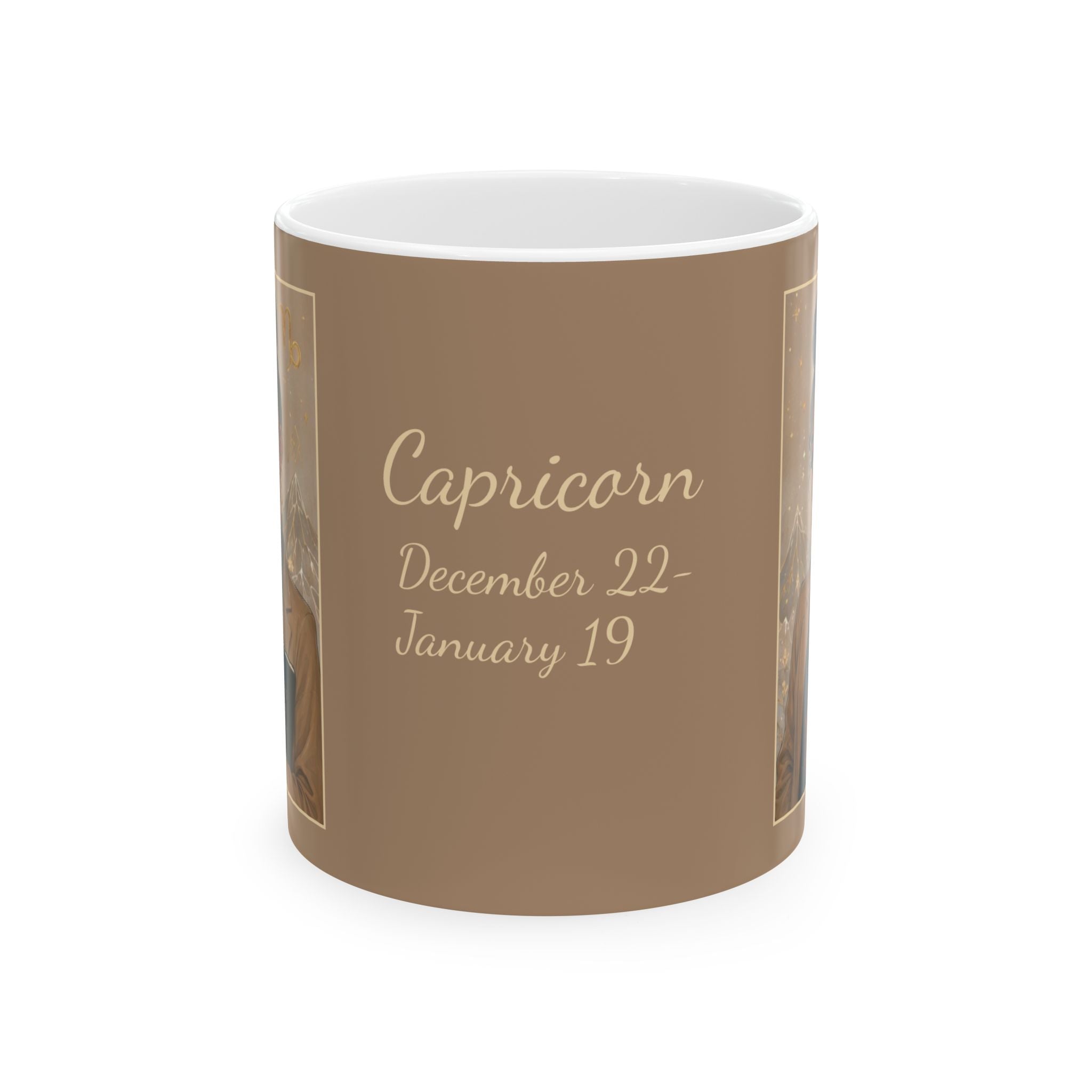Capricorn Zodiac Sign Ceramic Mug — Coffee Mug (11oz)