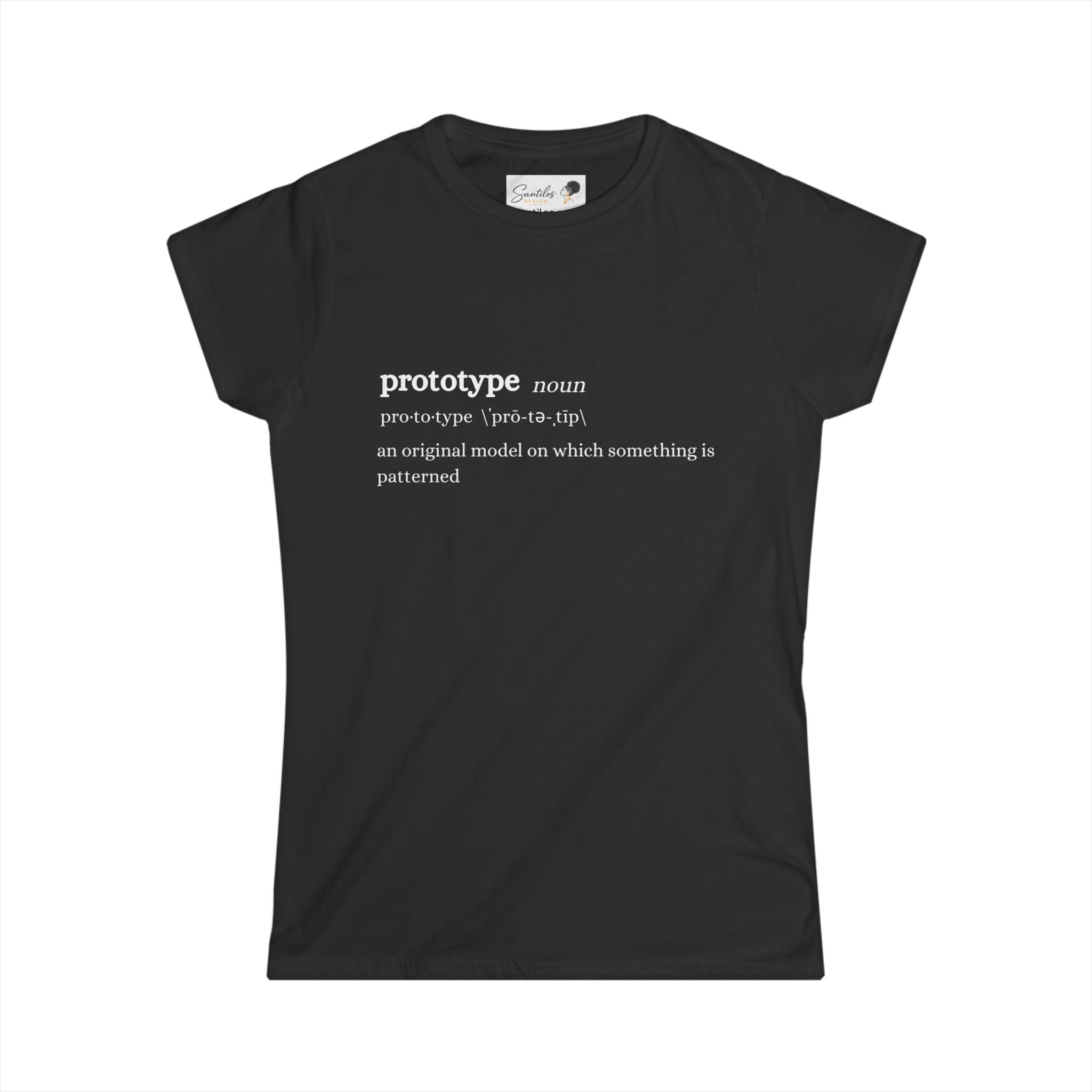 Prototype Definition - Women's Round Neck Graphic Tee