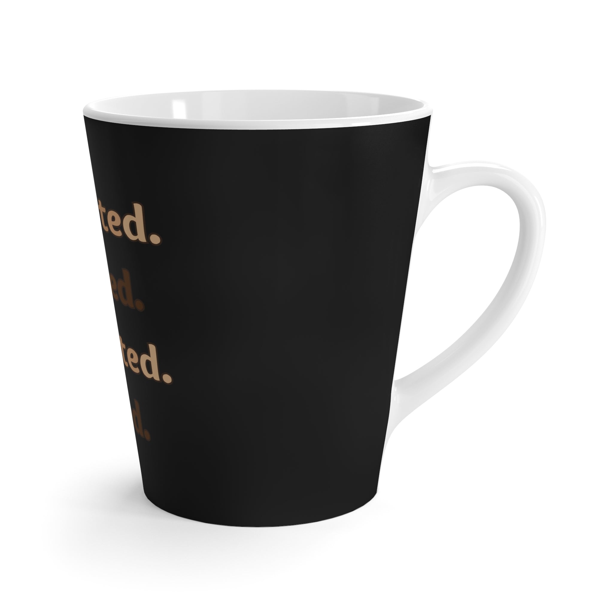 Melanated. Educated. Motivated. Elevated. Latte Mug