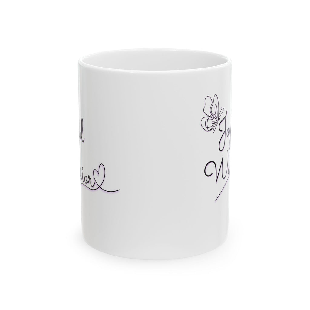 "Joyful Warrior" Ceramic Mug — Coffee Mug (11oz)