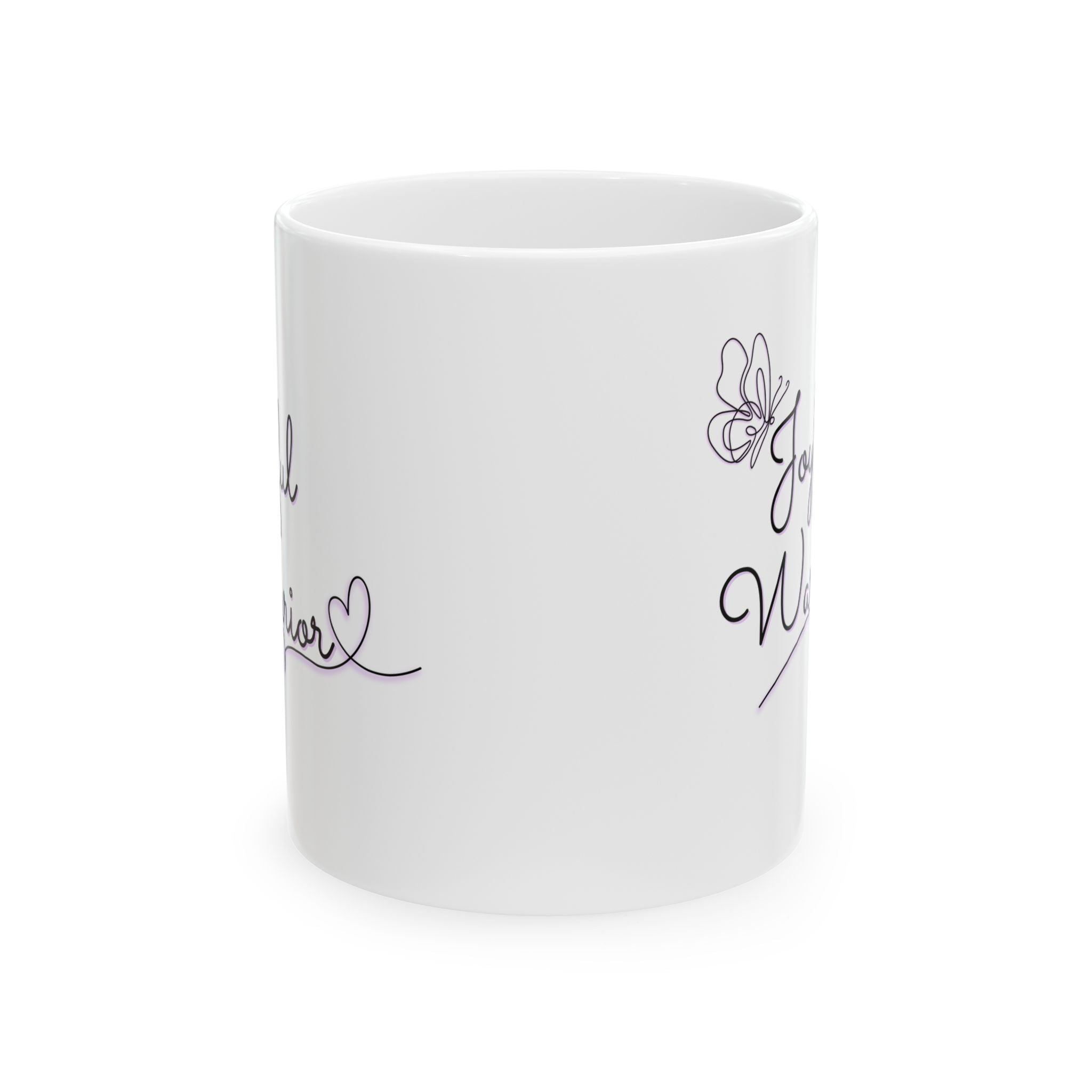 "Joyful Warrior" Ceramic Mug — Coffee Mug (11oz)