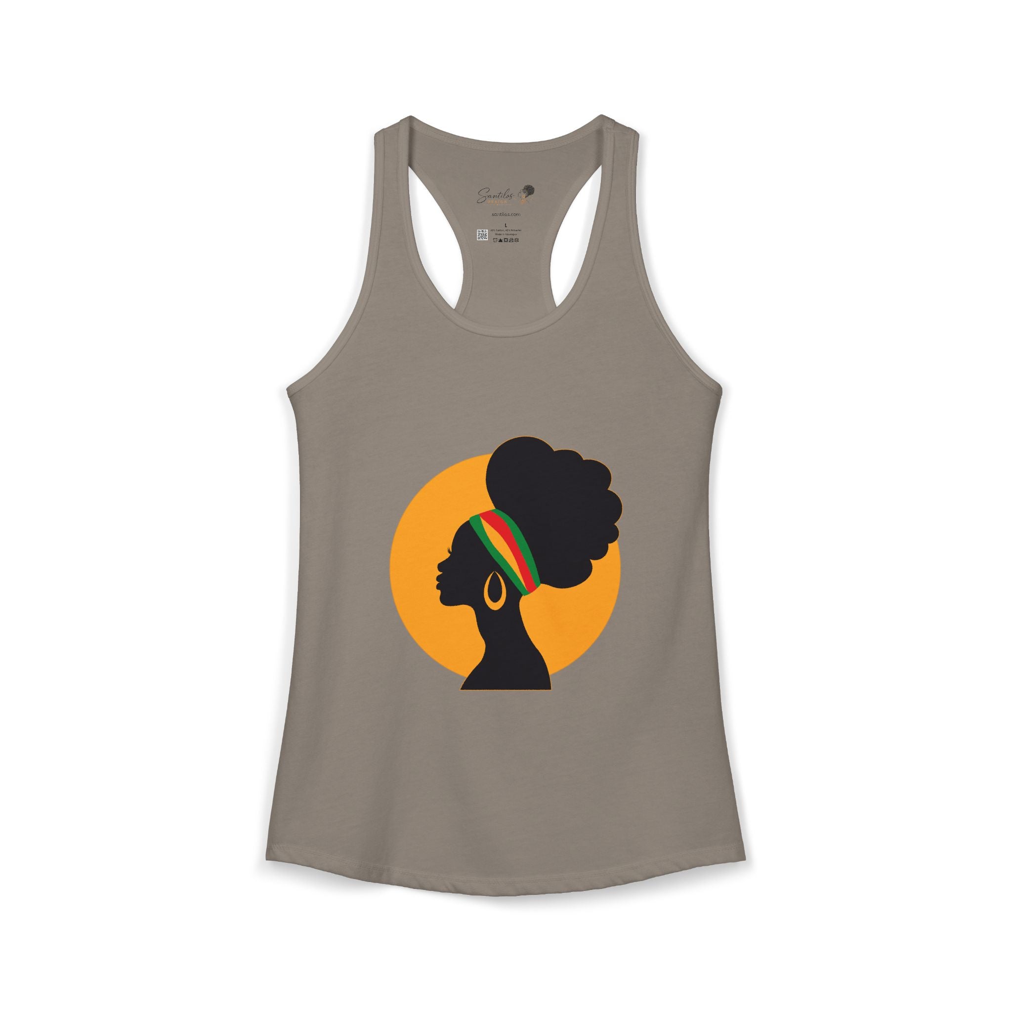 "Golden Goddess" Women's Ideal Racerback Tank