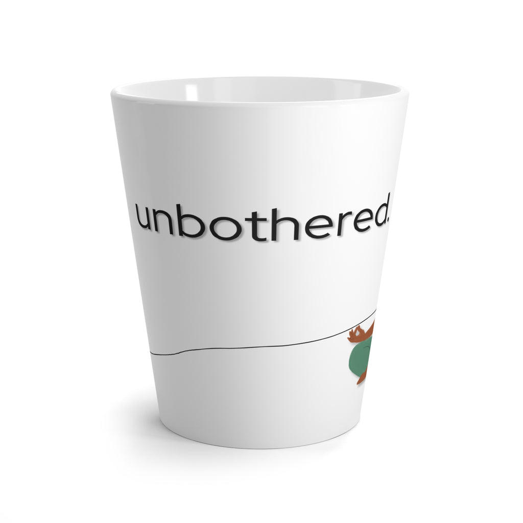 "Unbothered" Latte Mug (White)