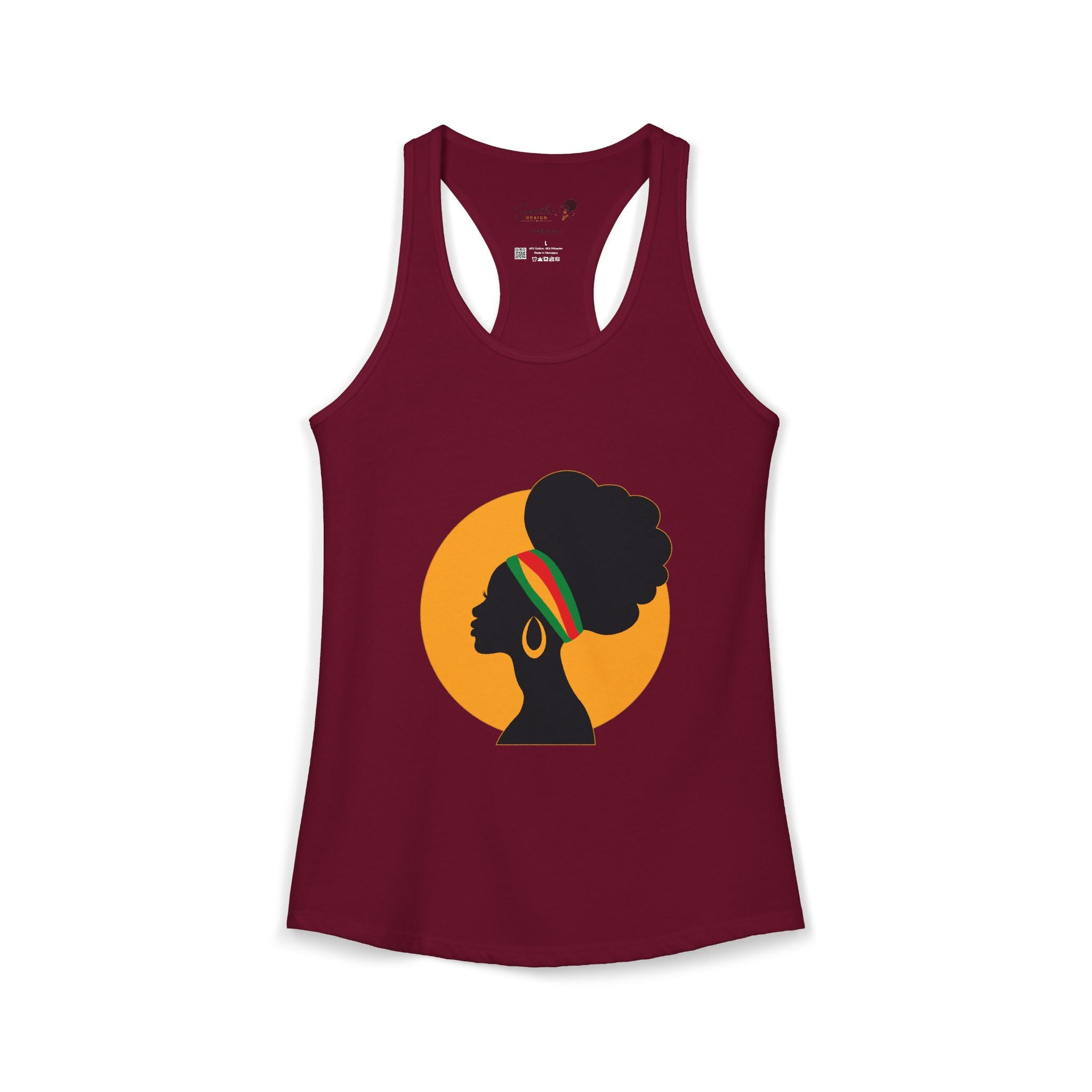 "Golden Goddess" Women's Ideal Racerback Tank