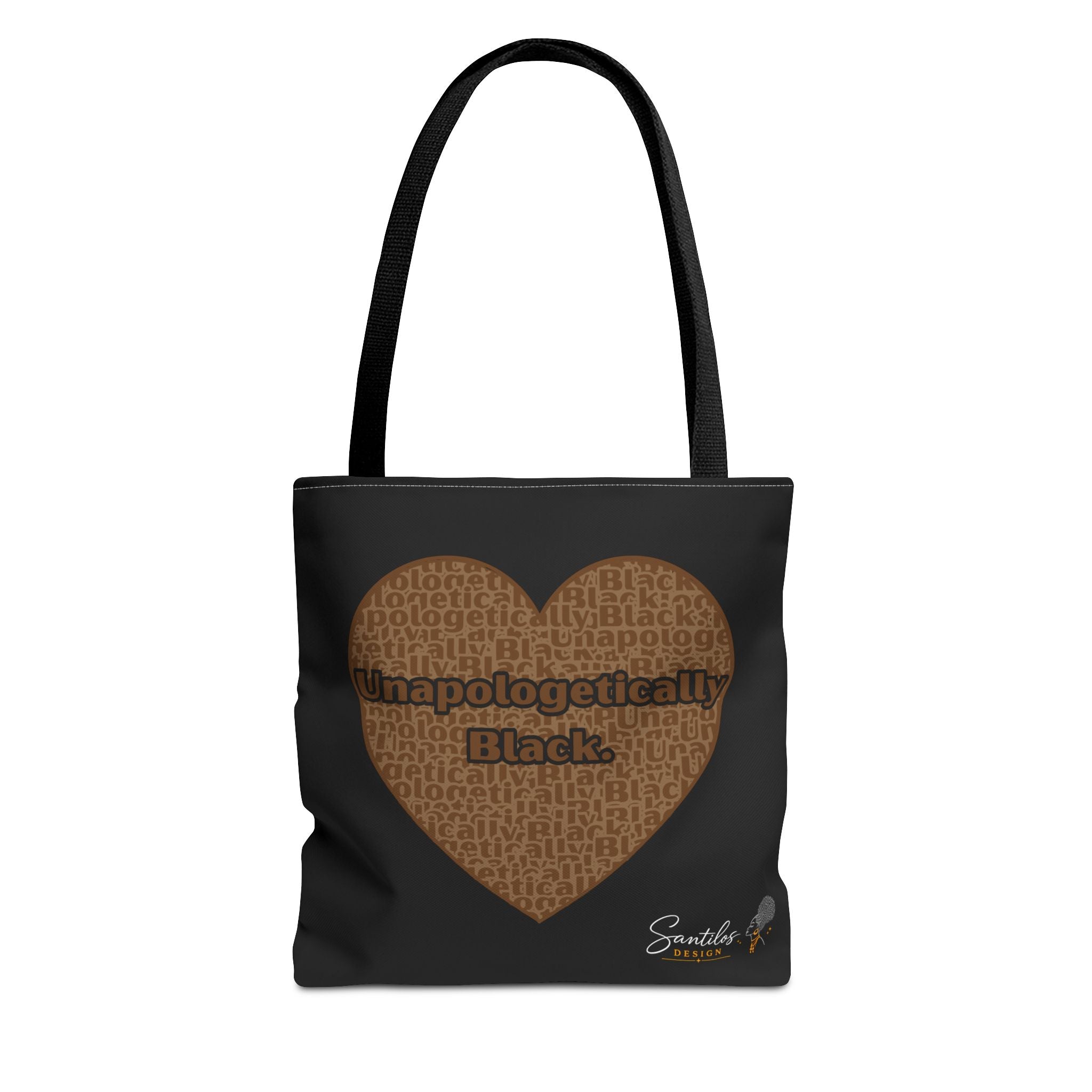 Unapologetically Black Heart Tote Bag