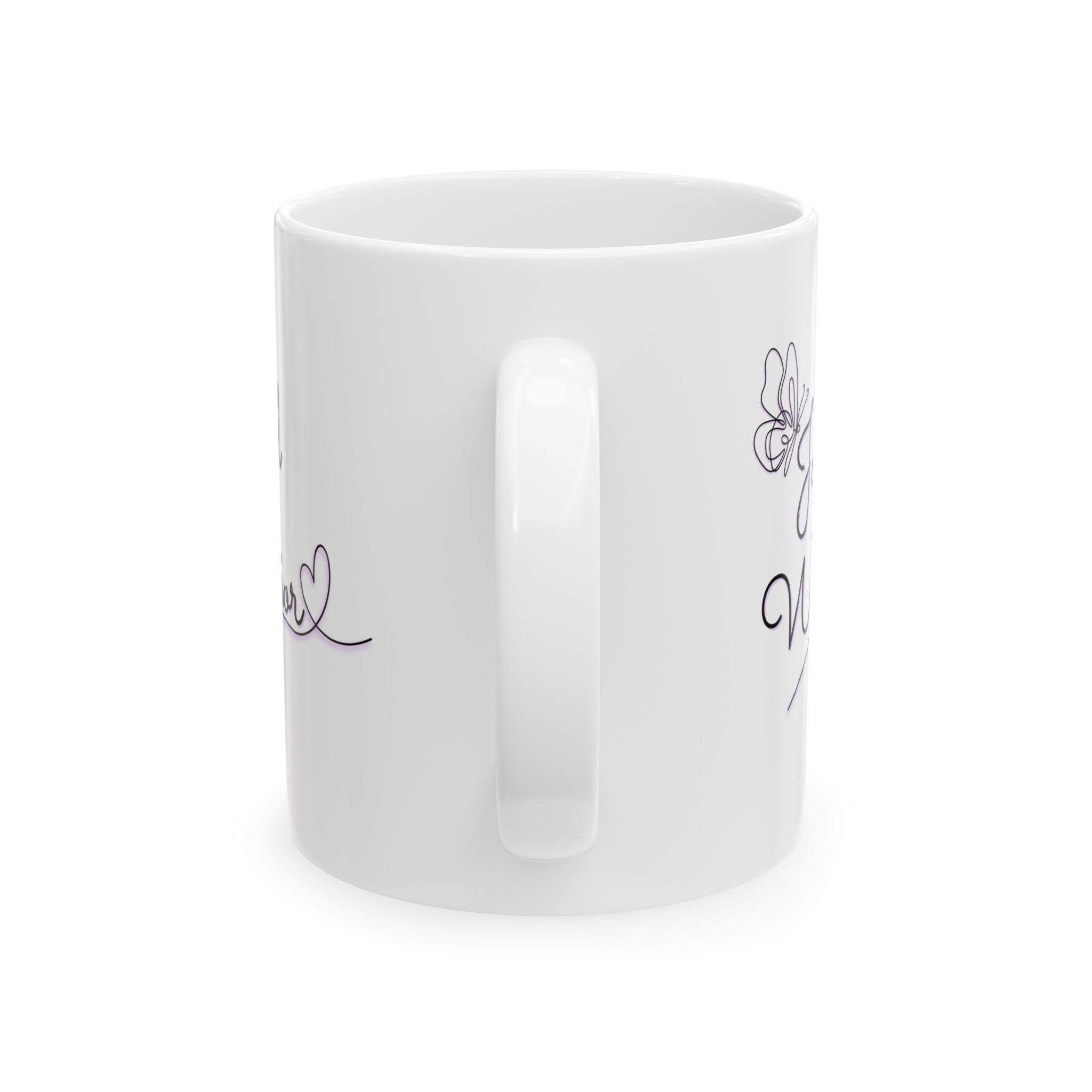 "Joyful Warrior" Ceramic Mug — Coffee Mug (11oz)