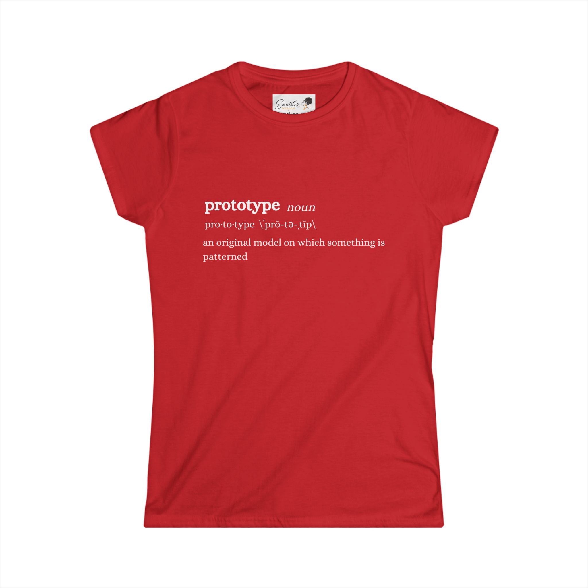 Prototype Definition - Women's Round Neck Graphic Tee
