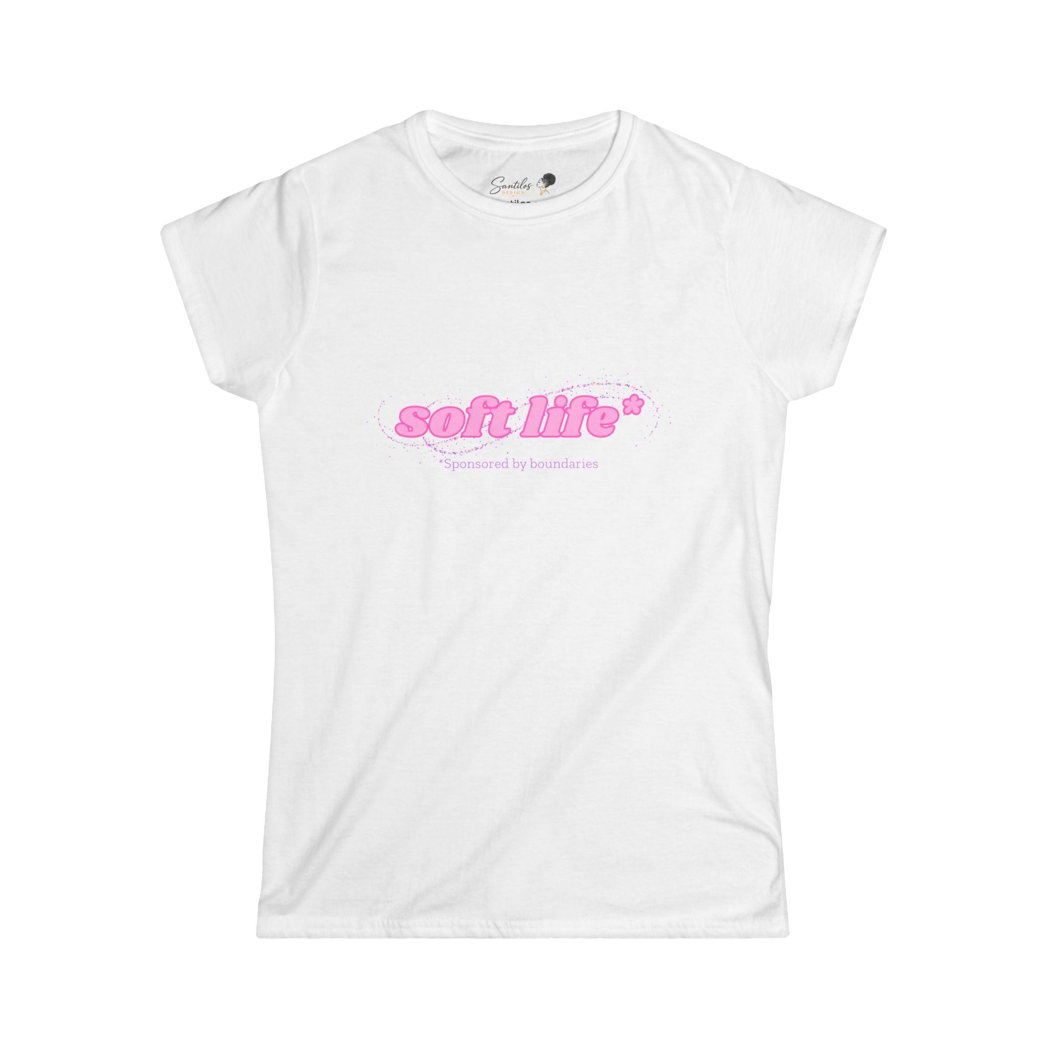 Soft Life Sponsored by Boundaries - Women's Round Neck Tee