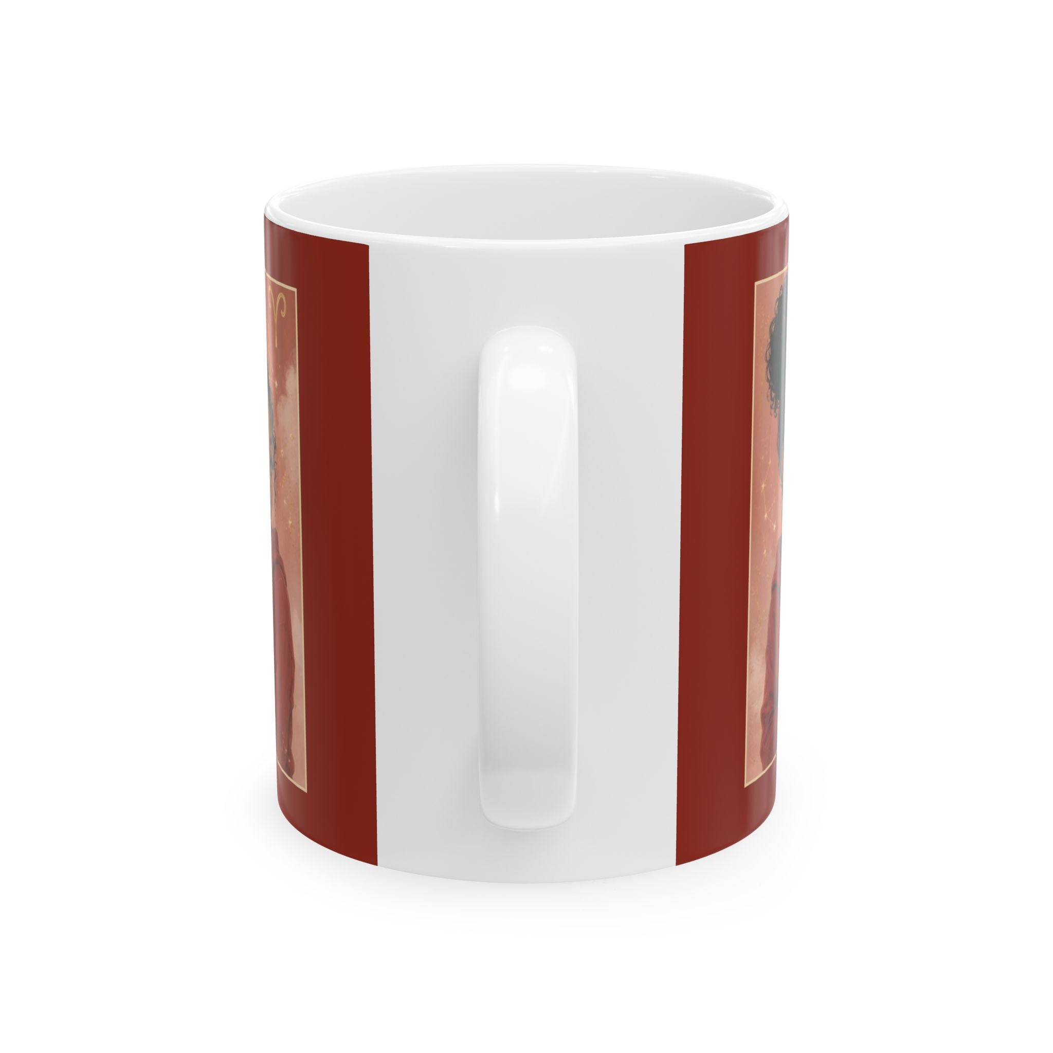 Aries Zodiac Sign Ceramic Mug — Coffee Mug (11oz)