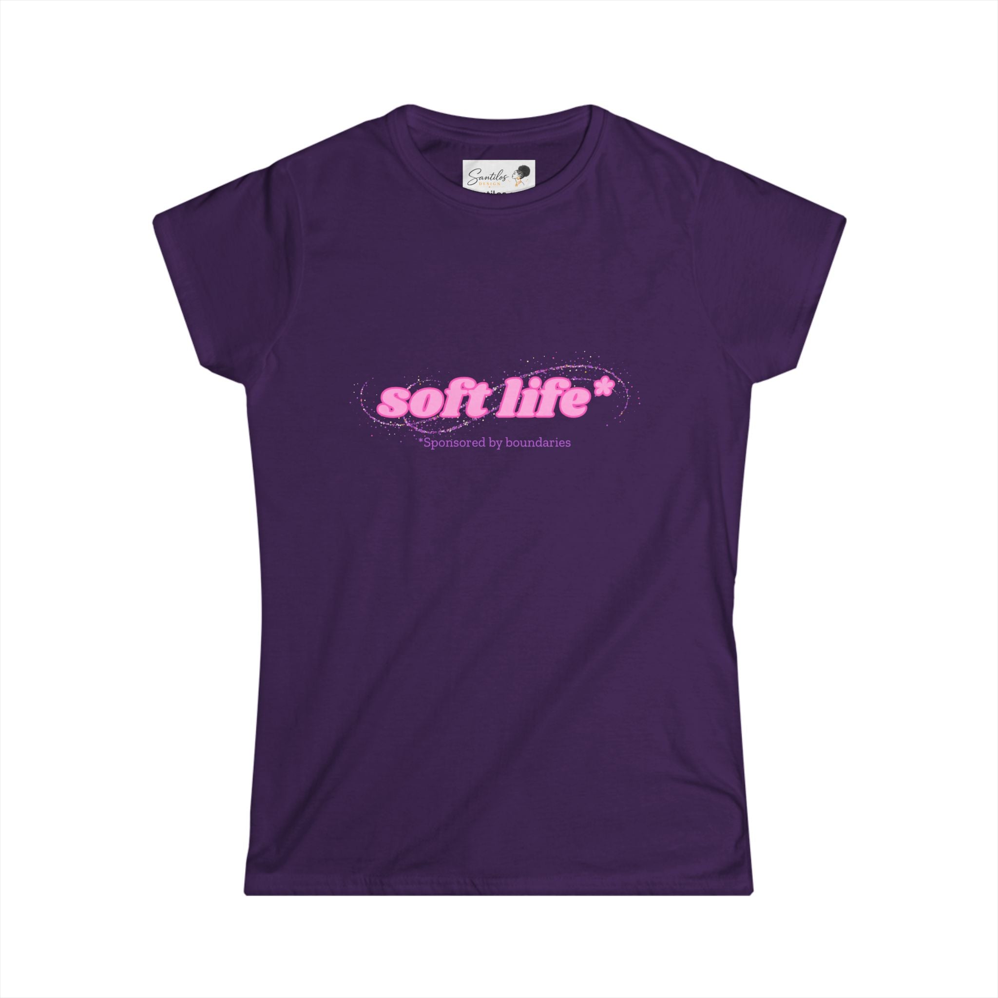 Soft Life Sponsored by Boundaries - Women's Round Neck Tee