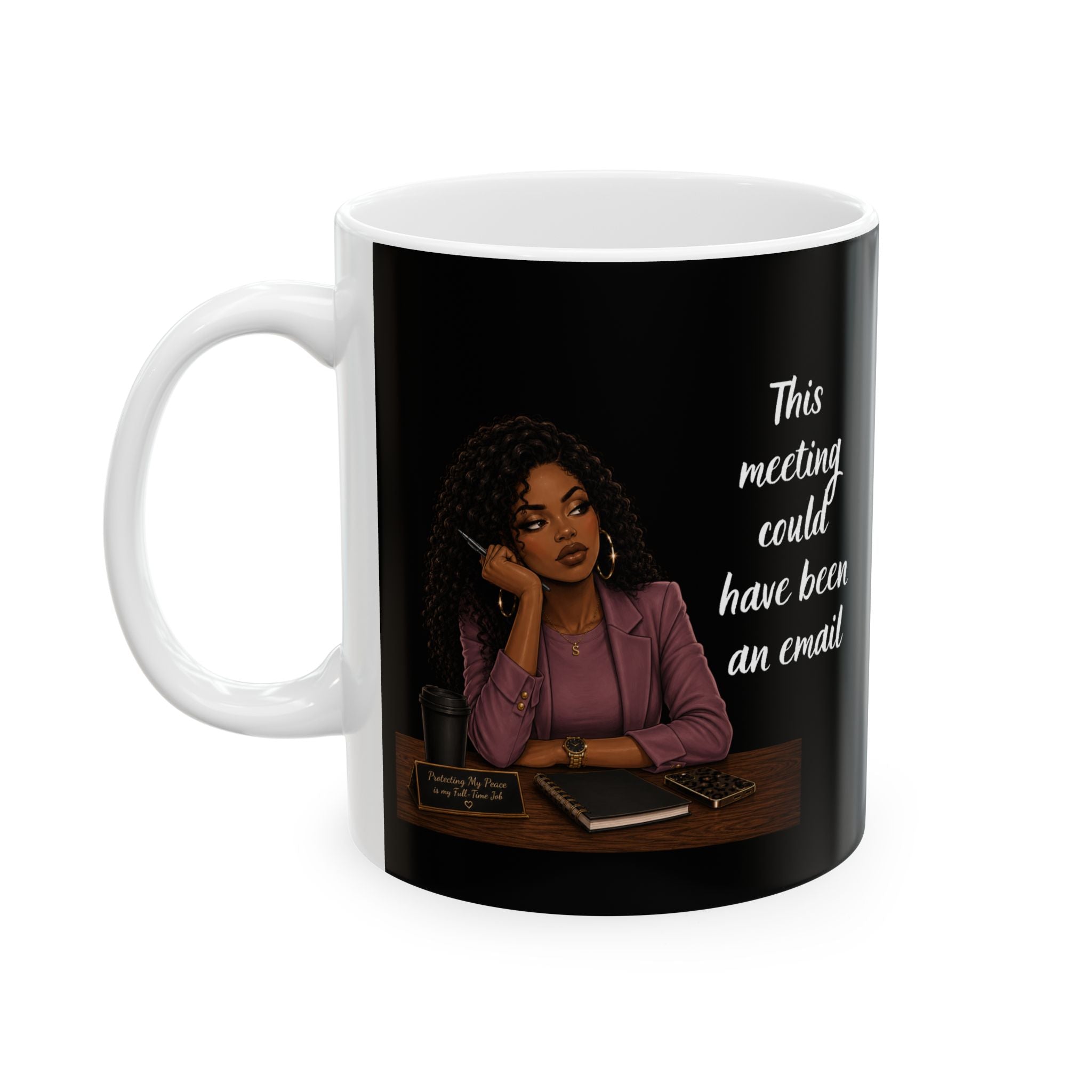 "This Meeting" Ceramic Mug — Funny Coffee Mug (11oz)