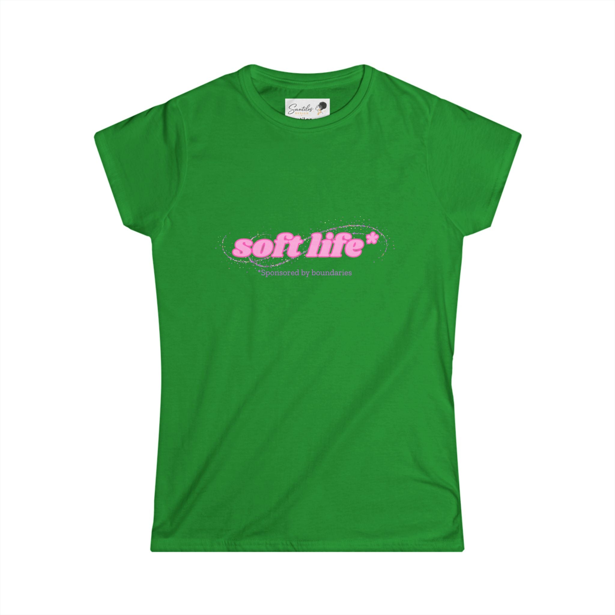 Soft Life Sponsored by Boundaries - Women's Round Neck Tee