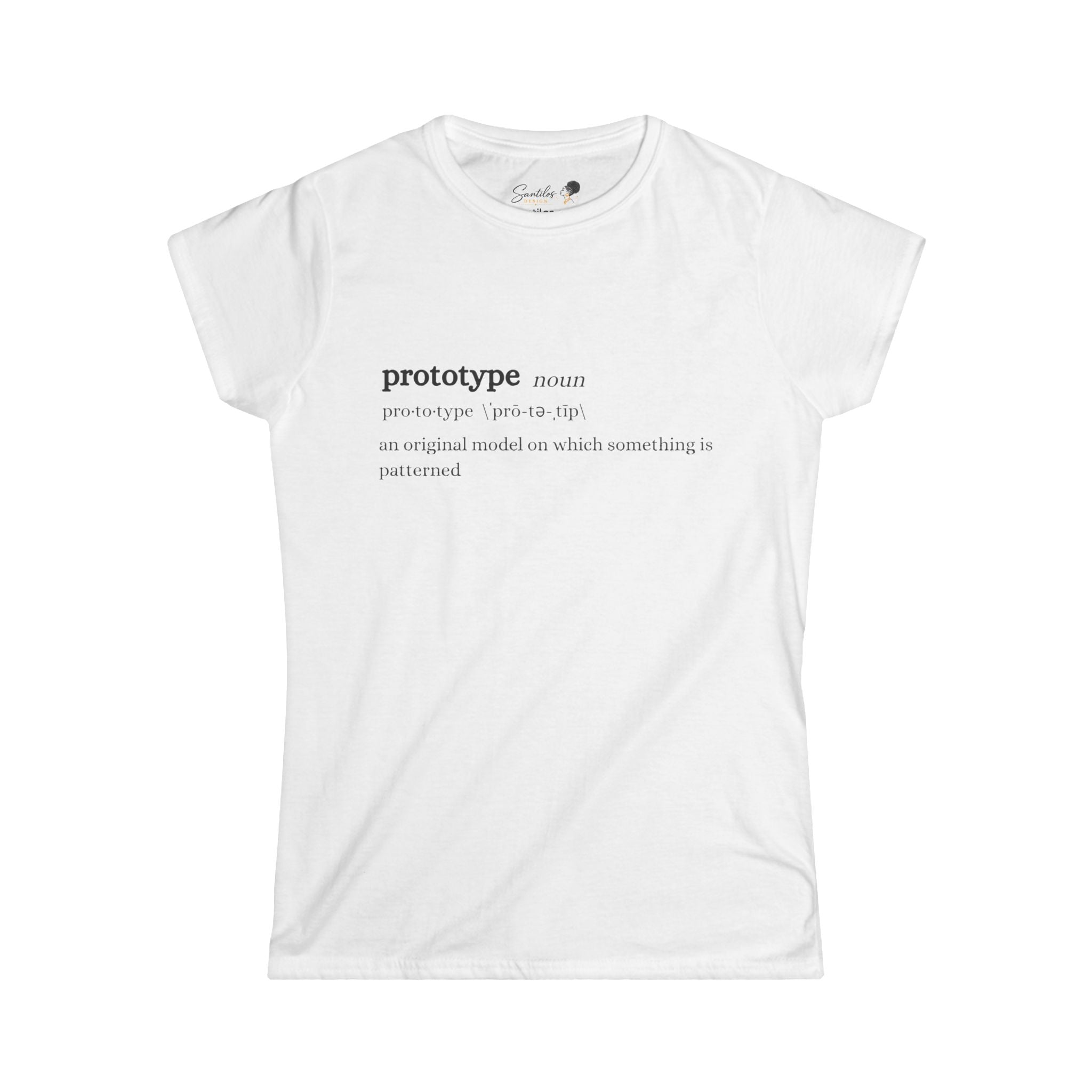 Prototype Definition - Women's Round Neck Graphic Tee