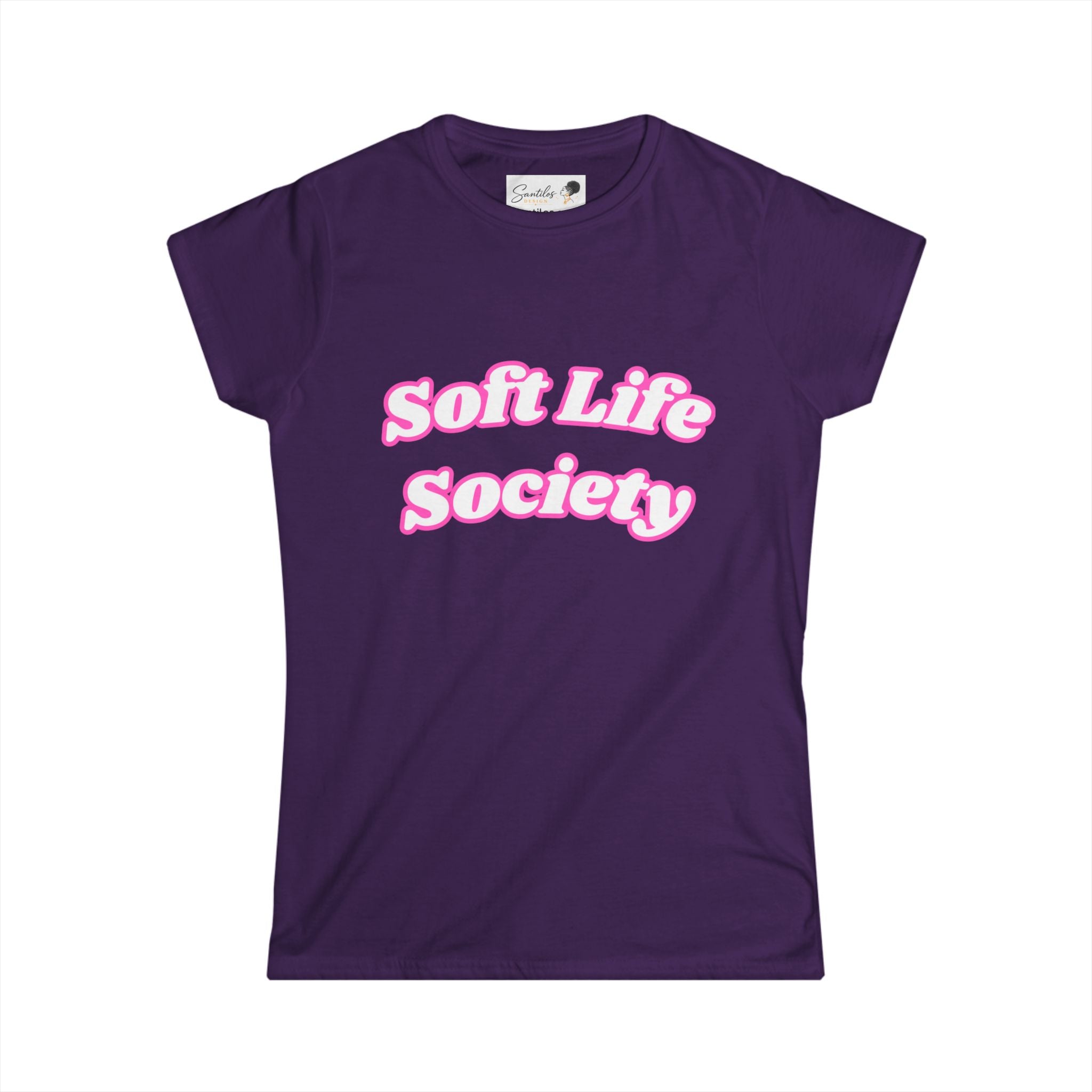 The Soft Life Society Tee - Women's Round Neck Graphic Tee