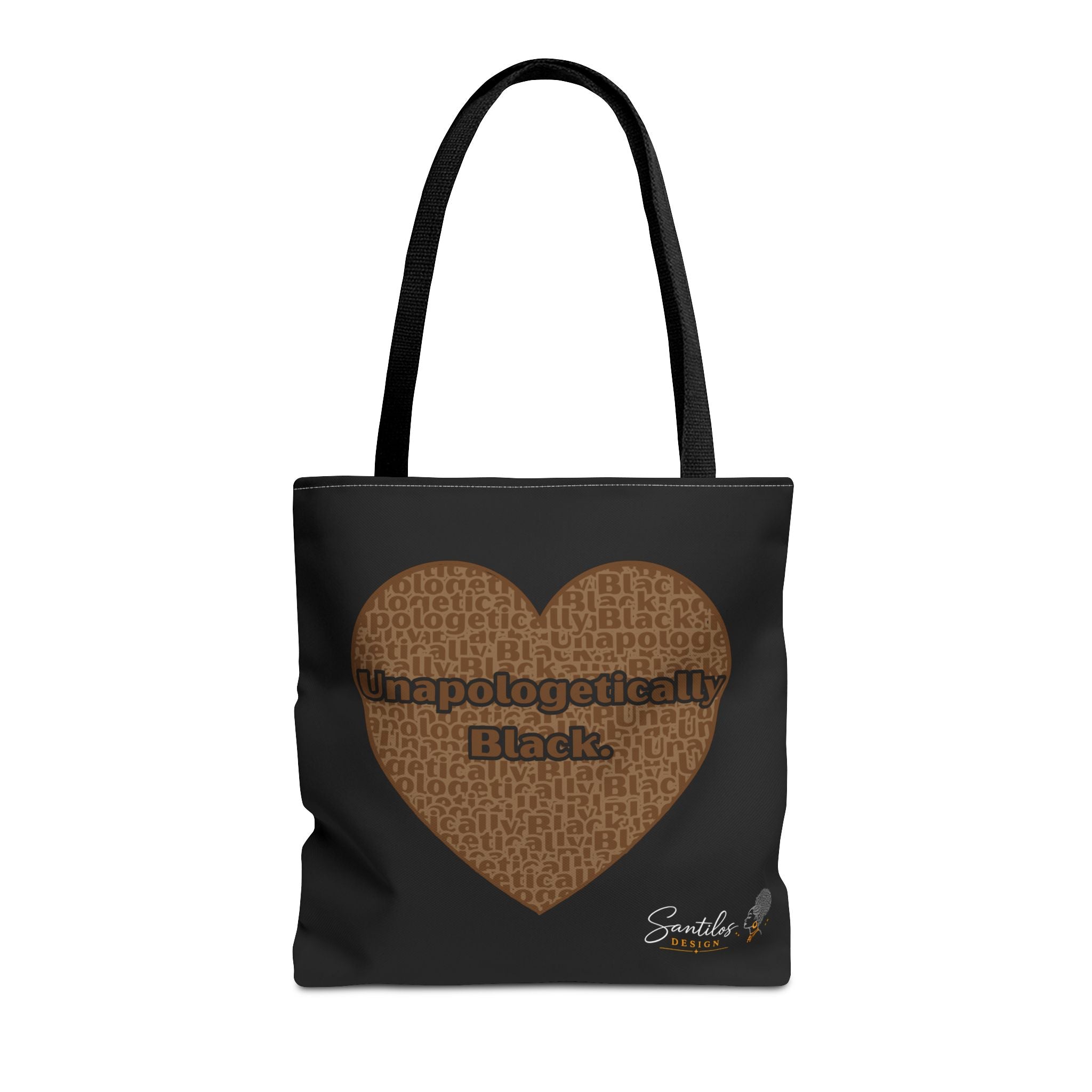 Unapologetically Black Heart Tote Bag