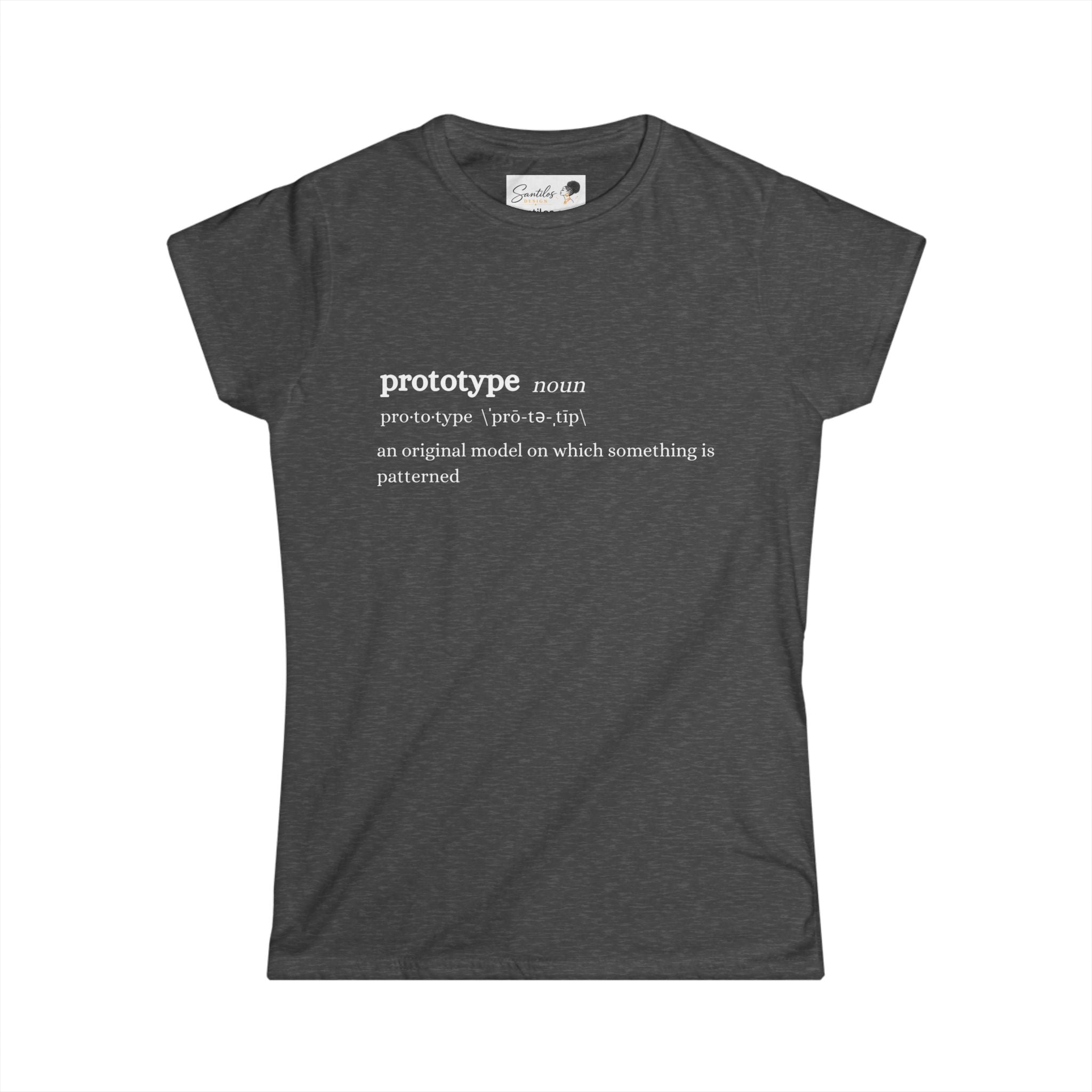 Prototype Definition - Women's Round Neck Graphic Tee