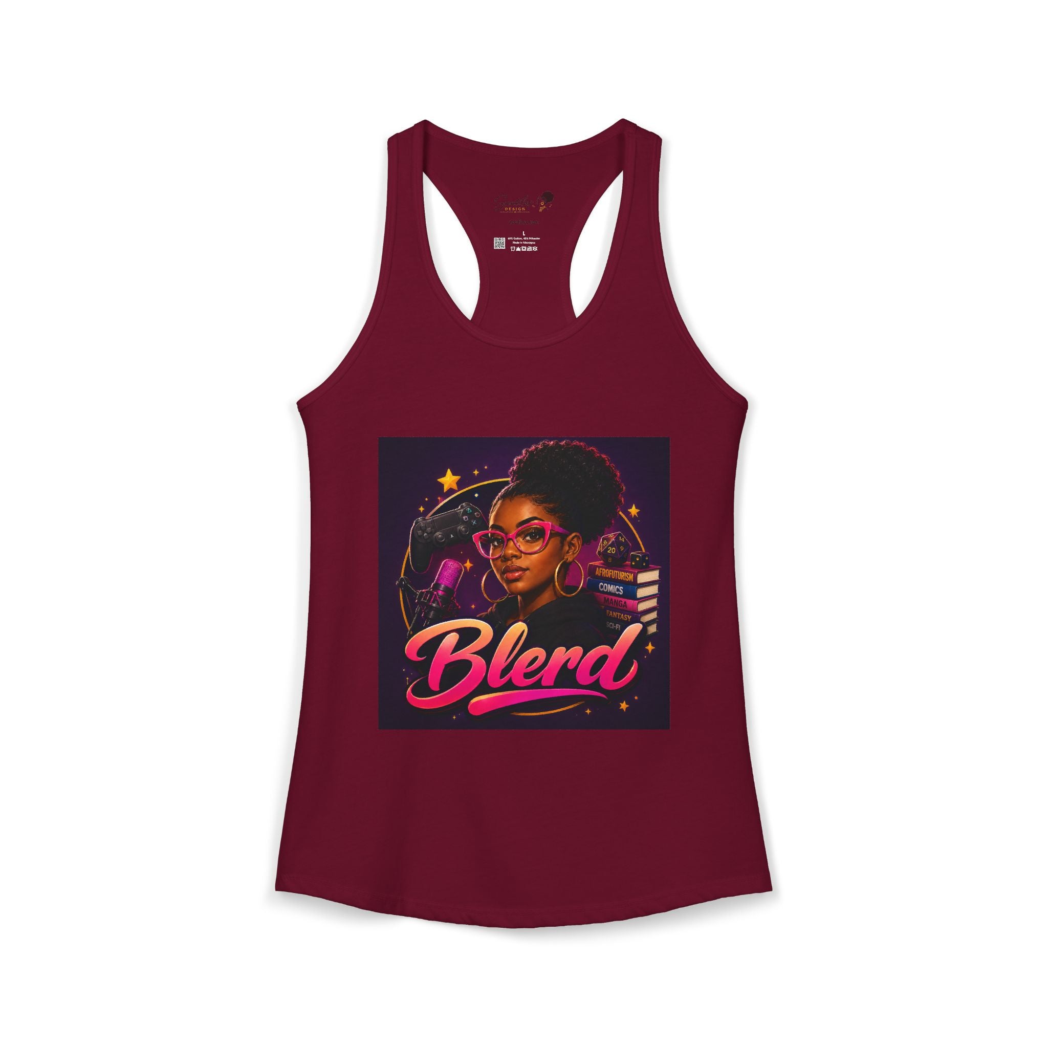 "Blerd" Women's Ideal Racerback Tank