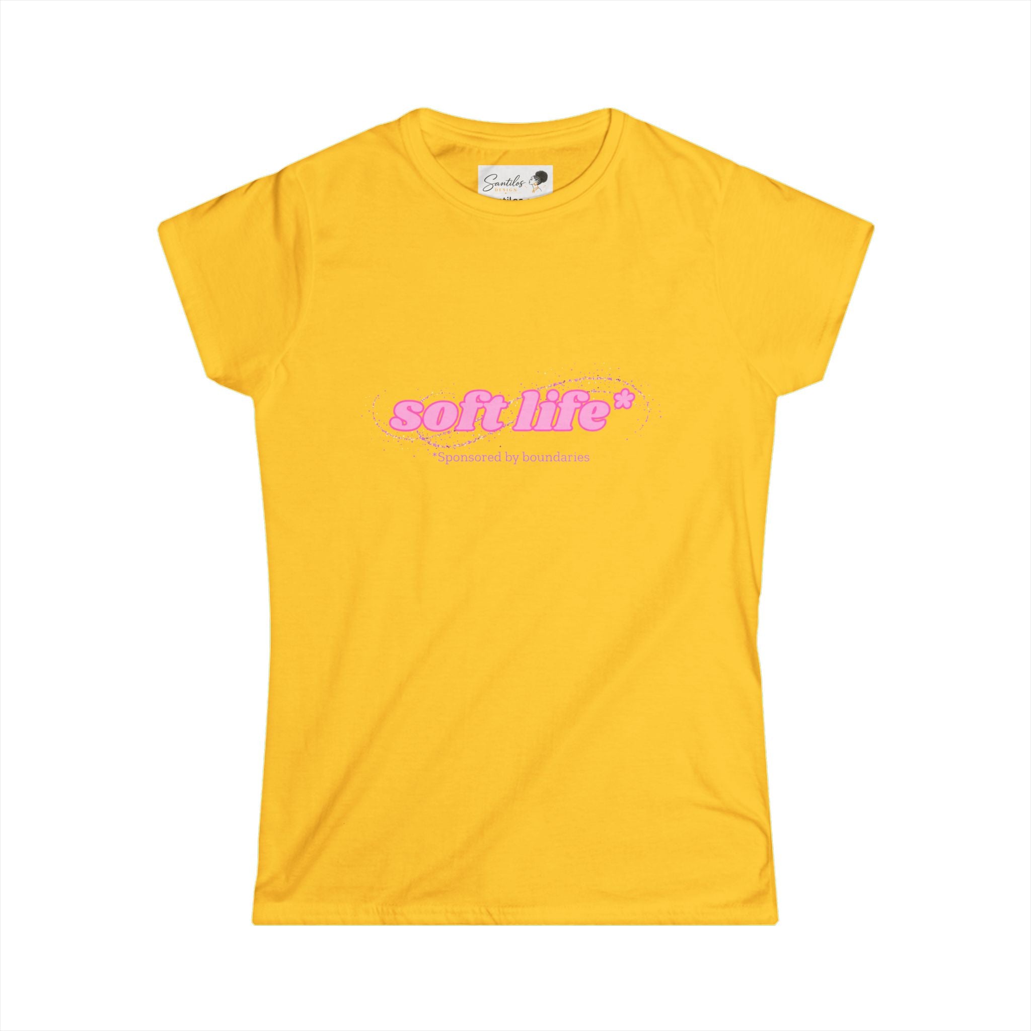 Soft Life Sponsored by Boundaries - Women's Round Neck Tee