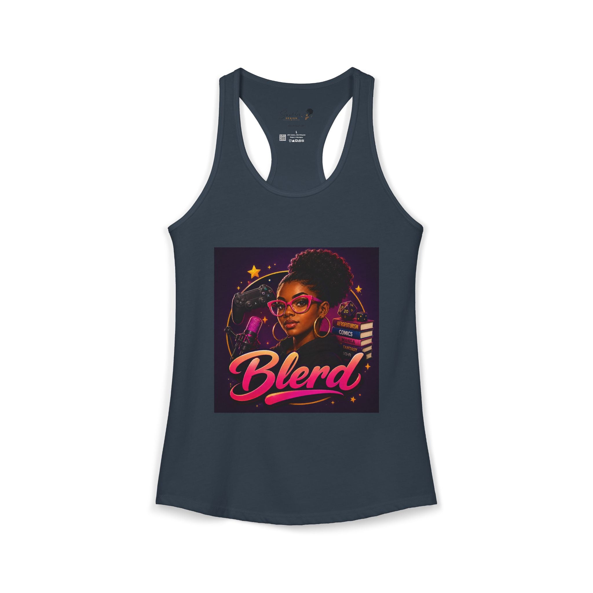 "Blerd" Women's Ideal Racerback Tank