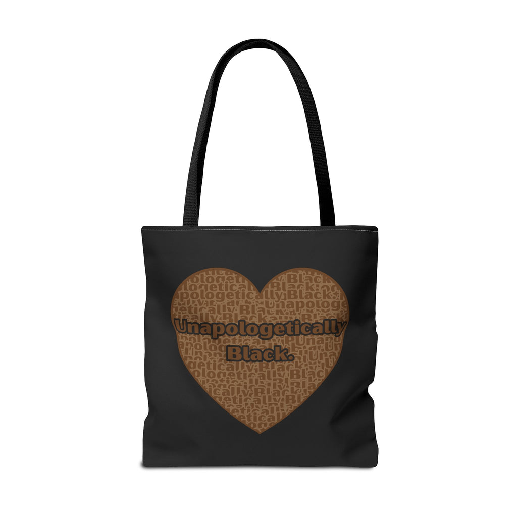 Unapologetically Black Heart Tote Bag
