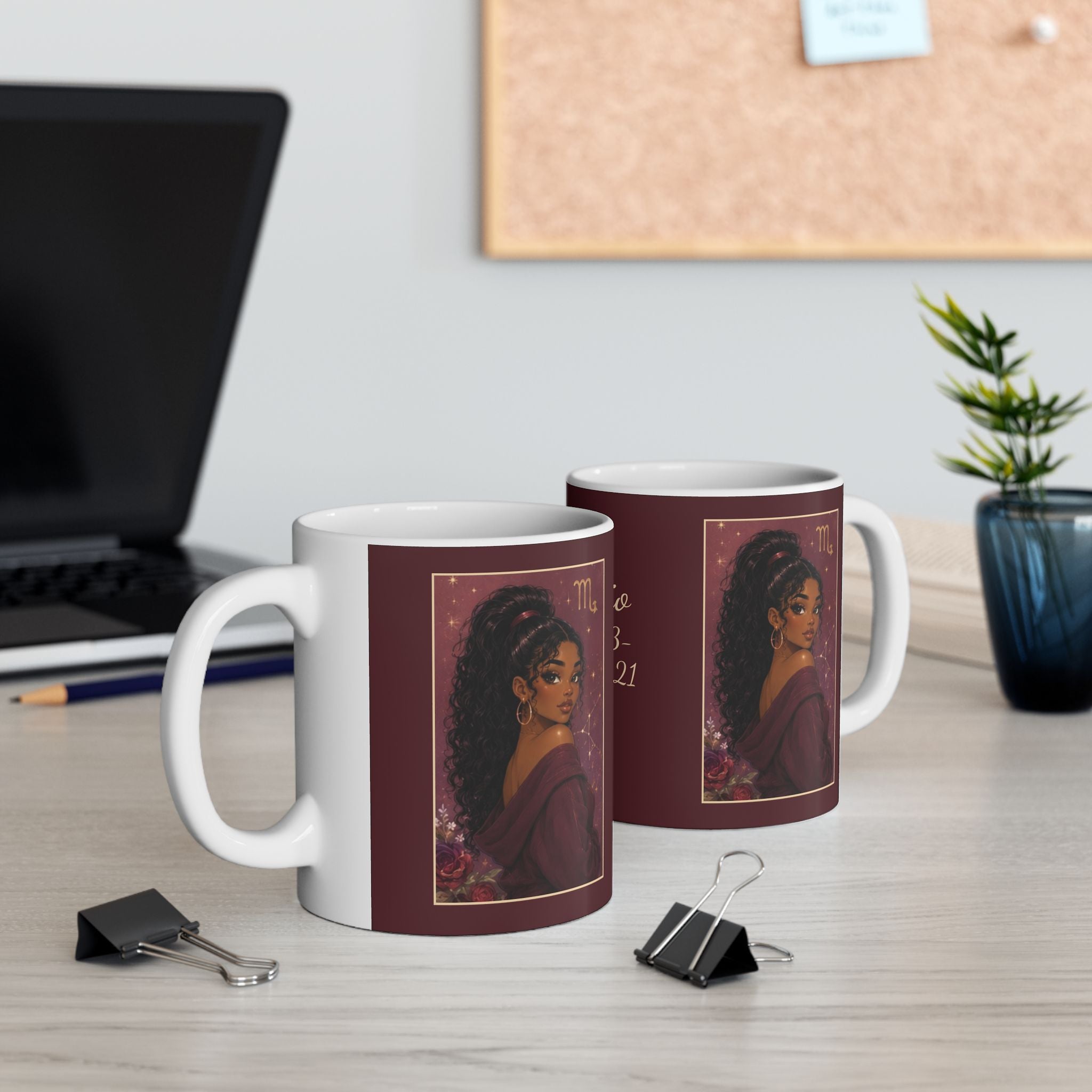 Scorpio Zodiac Sign Ceramic Mug — Coffee Mug (11oz)