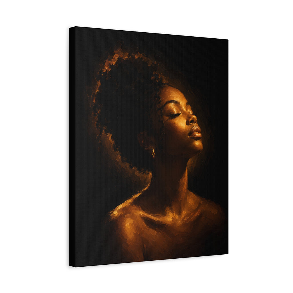 Radiant Reflection — Matte Stretched Wall Art