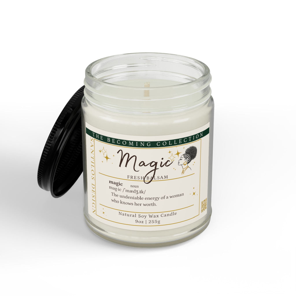 "Magic" Soy Candle — Fresh Balsam Scented (9oz)