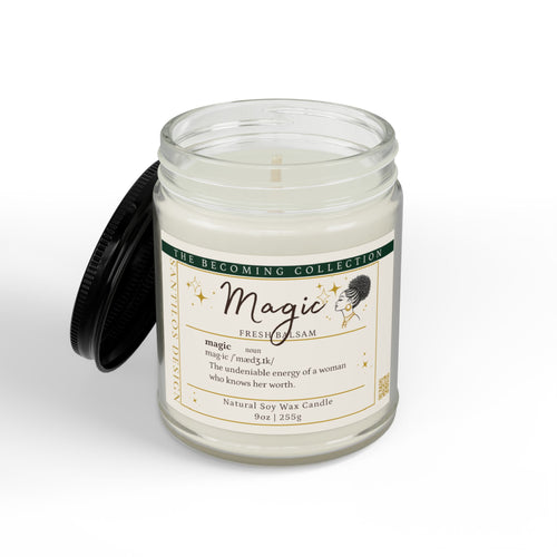 "Magic" Soy Candle — Fresh Balsam Scented (9oz)