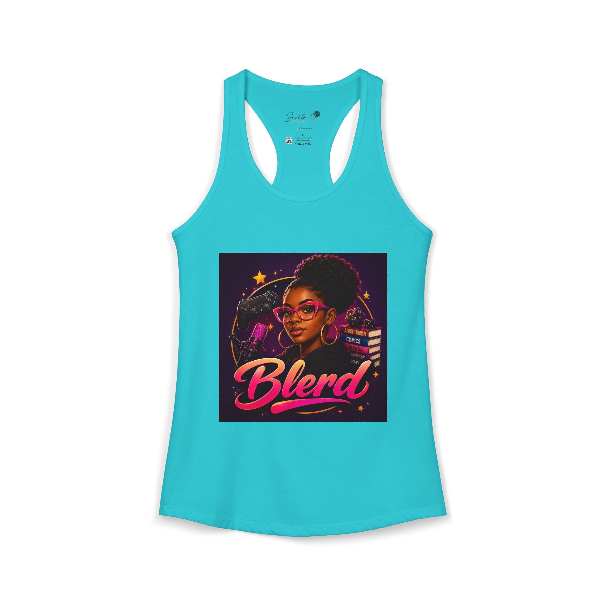 "Blerd" Women's Ideal Racerback Tank