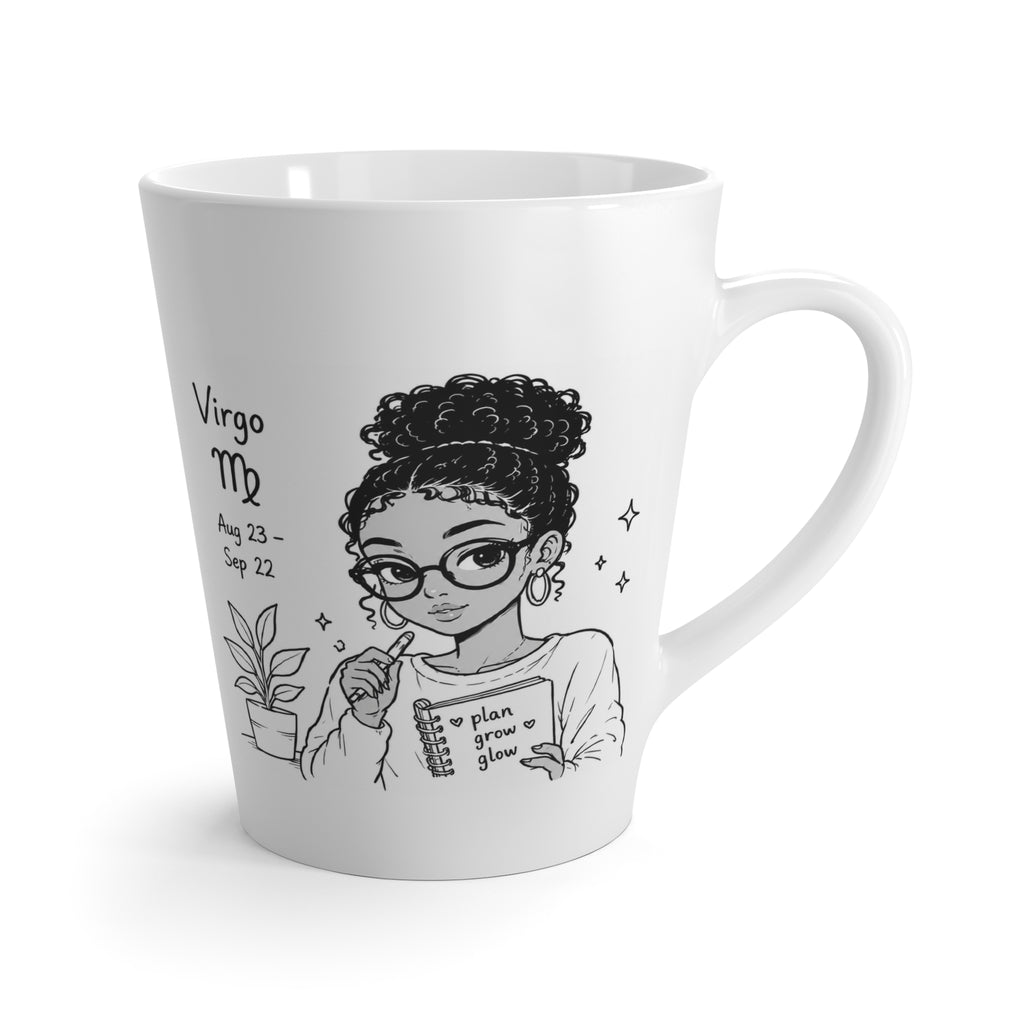Virgo Zodiac Latte Mug