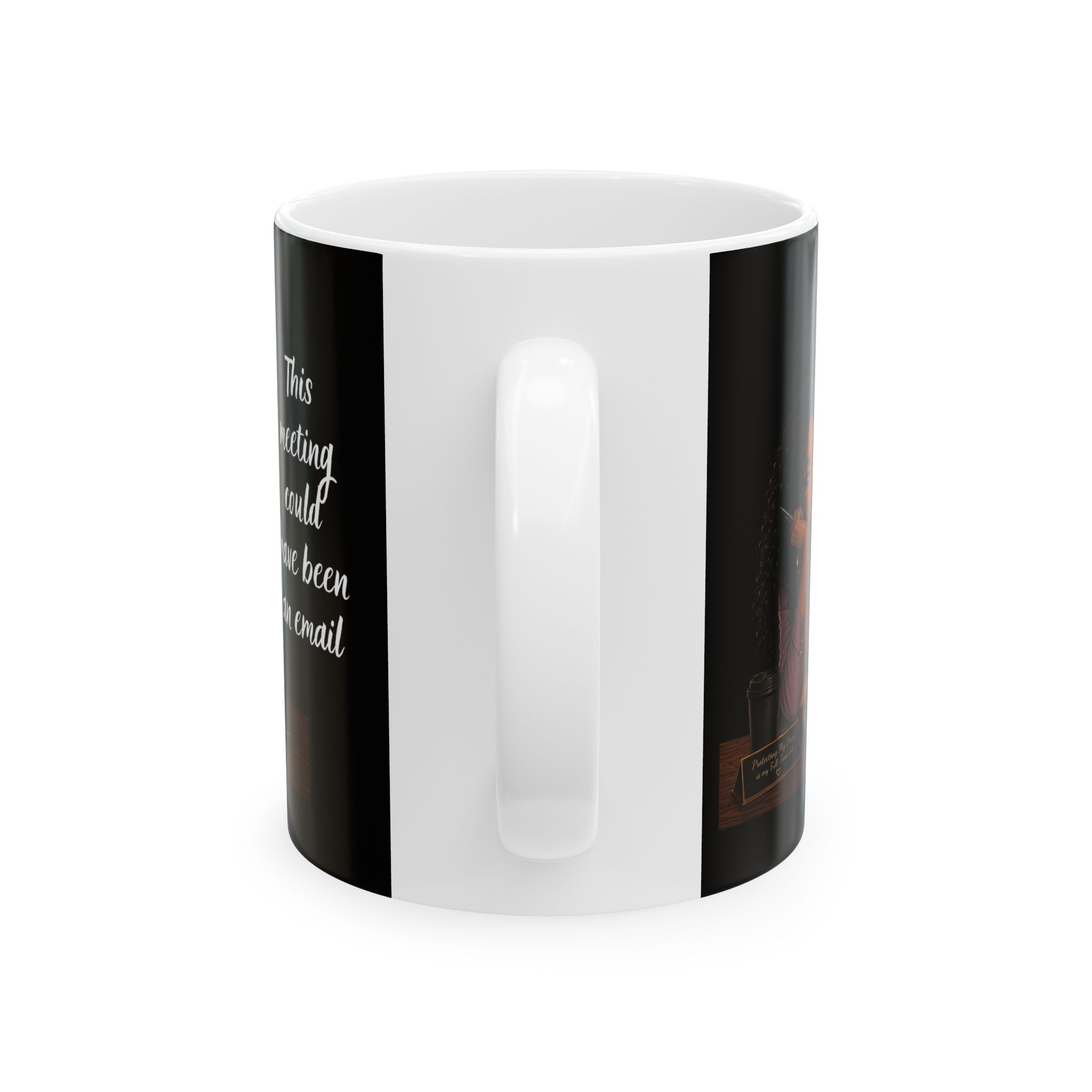 "This Meeting" Ceramic Mug — Funny Coffee Mug (11oz)