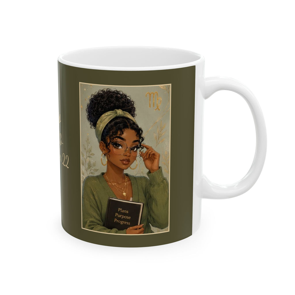 Virgo Zodiac Sign Ceramic Mug — Coffee Mug (11oz)