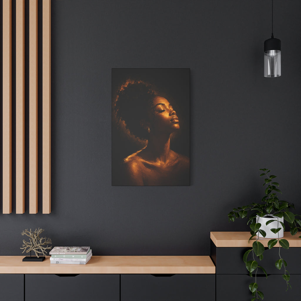 Radiant Reflection — Matte Stretched Wall Art