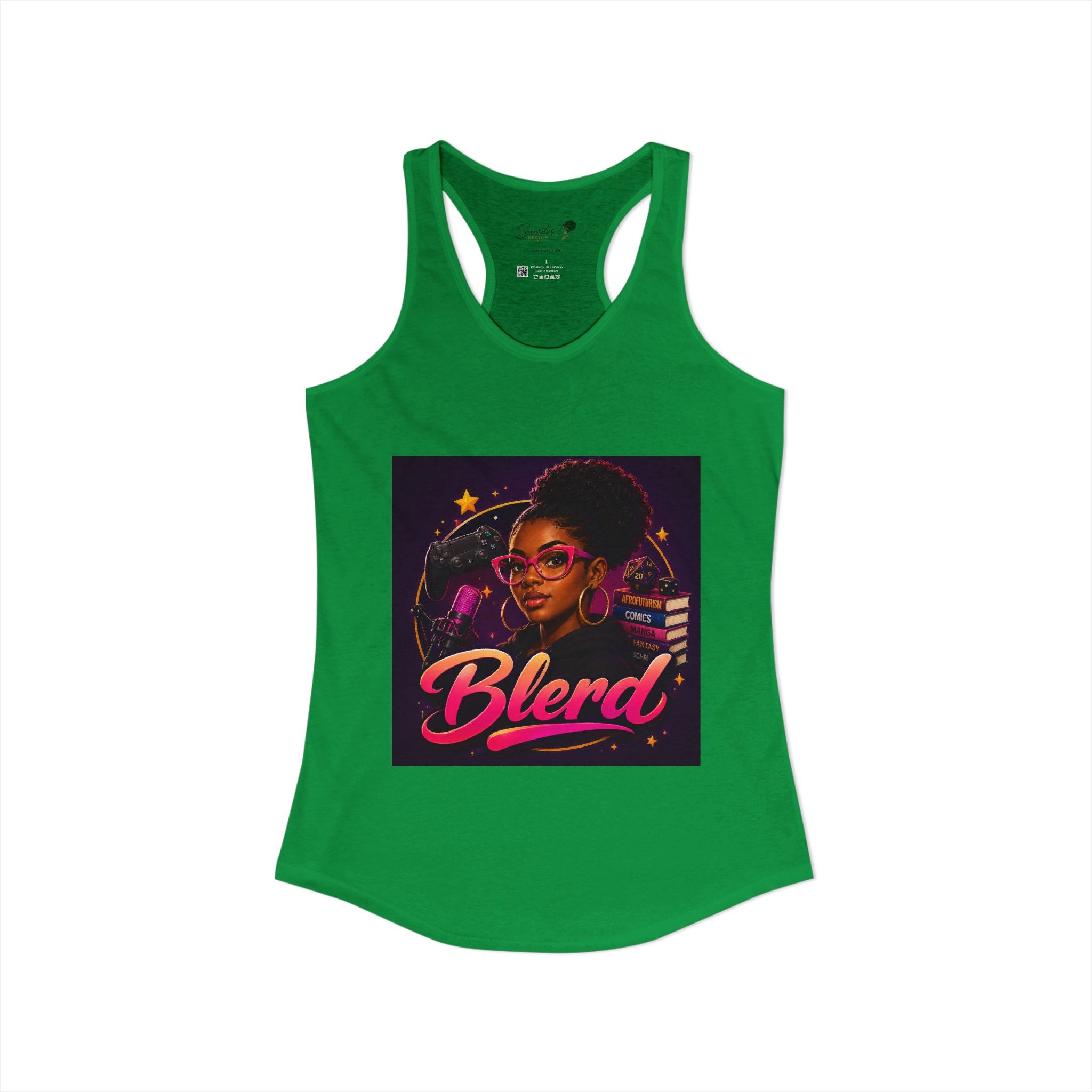 "Blerd" Women's Ideal Racerback Tank