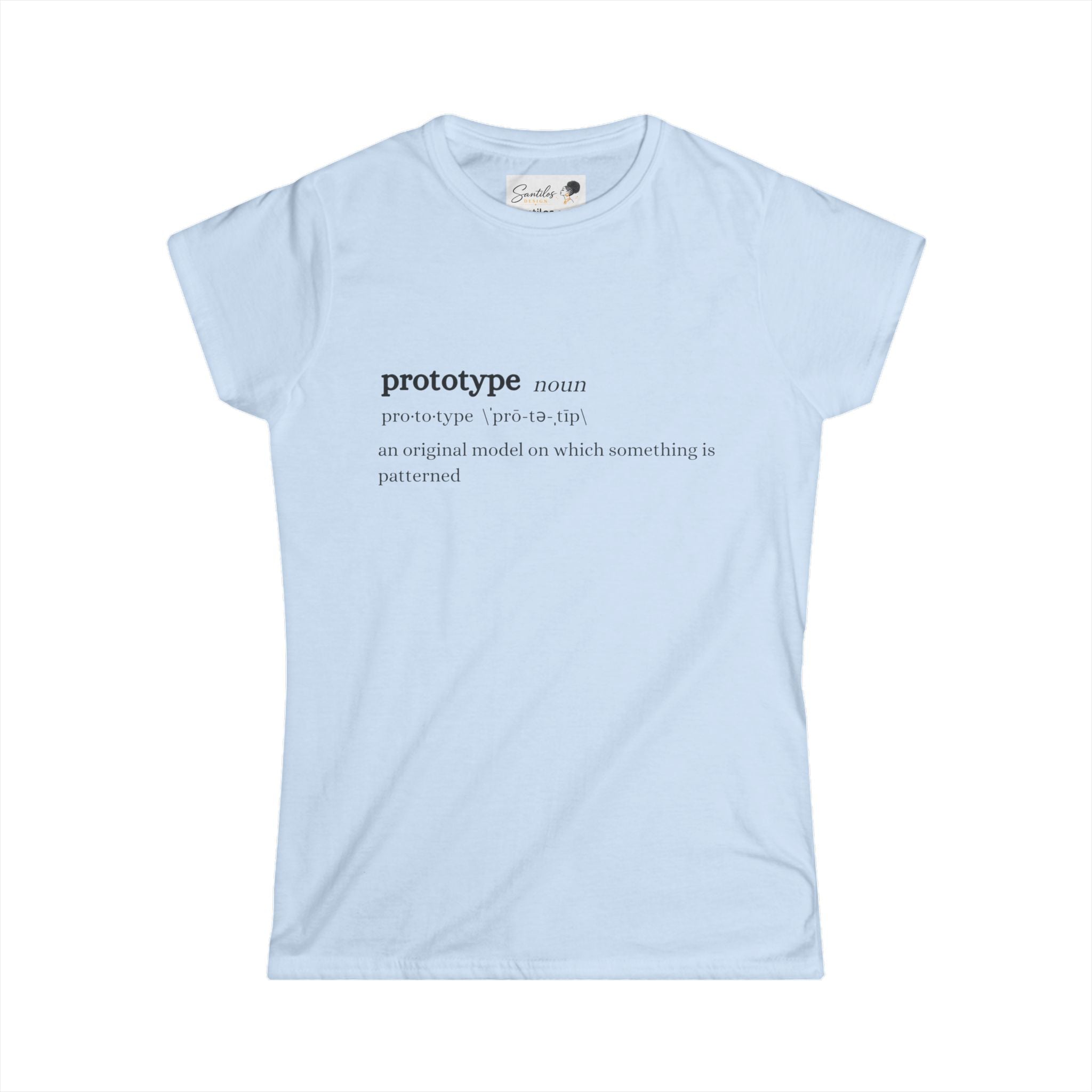 Prototype Definition - Women's Round Neck Graphic Tee