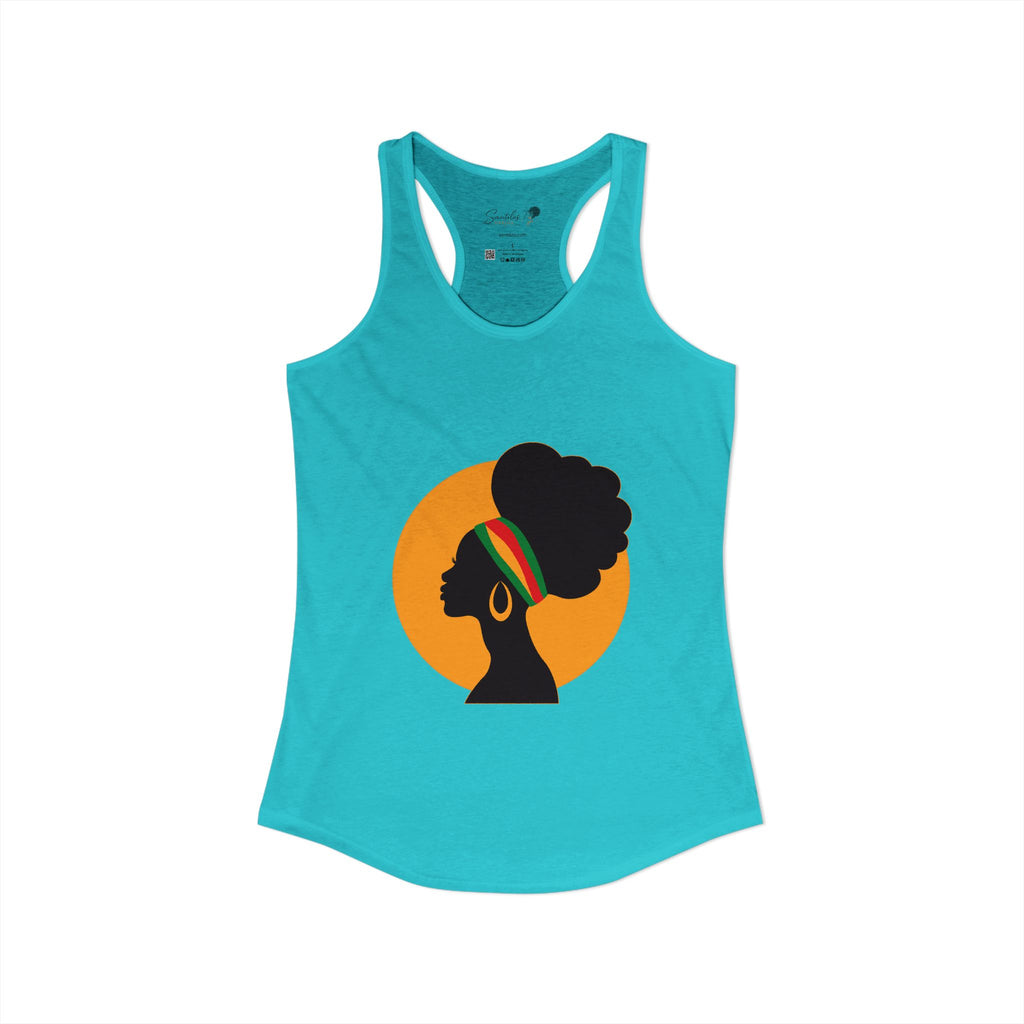 "Golden Goddess" Women's Ideal Racerback Tank