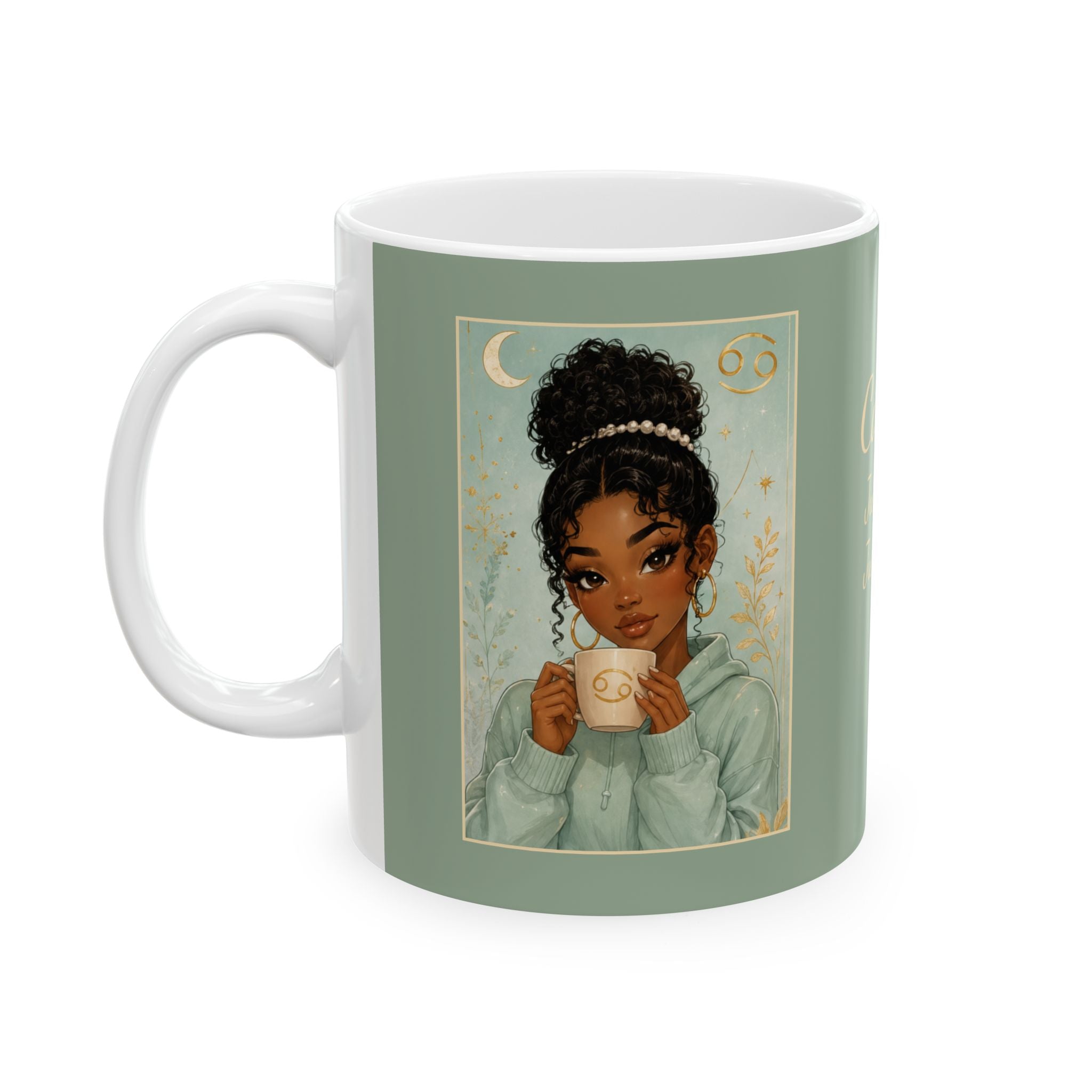 Cancer Zodiac Sign Ceramic Mug — Coffee Mug (11oz)