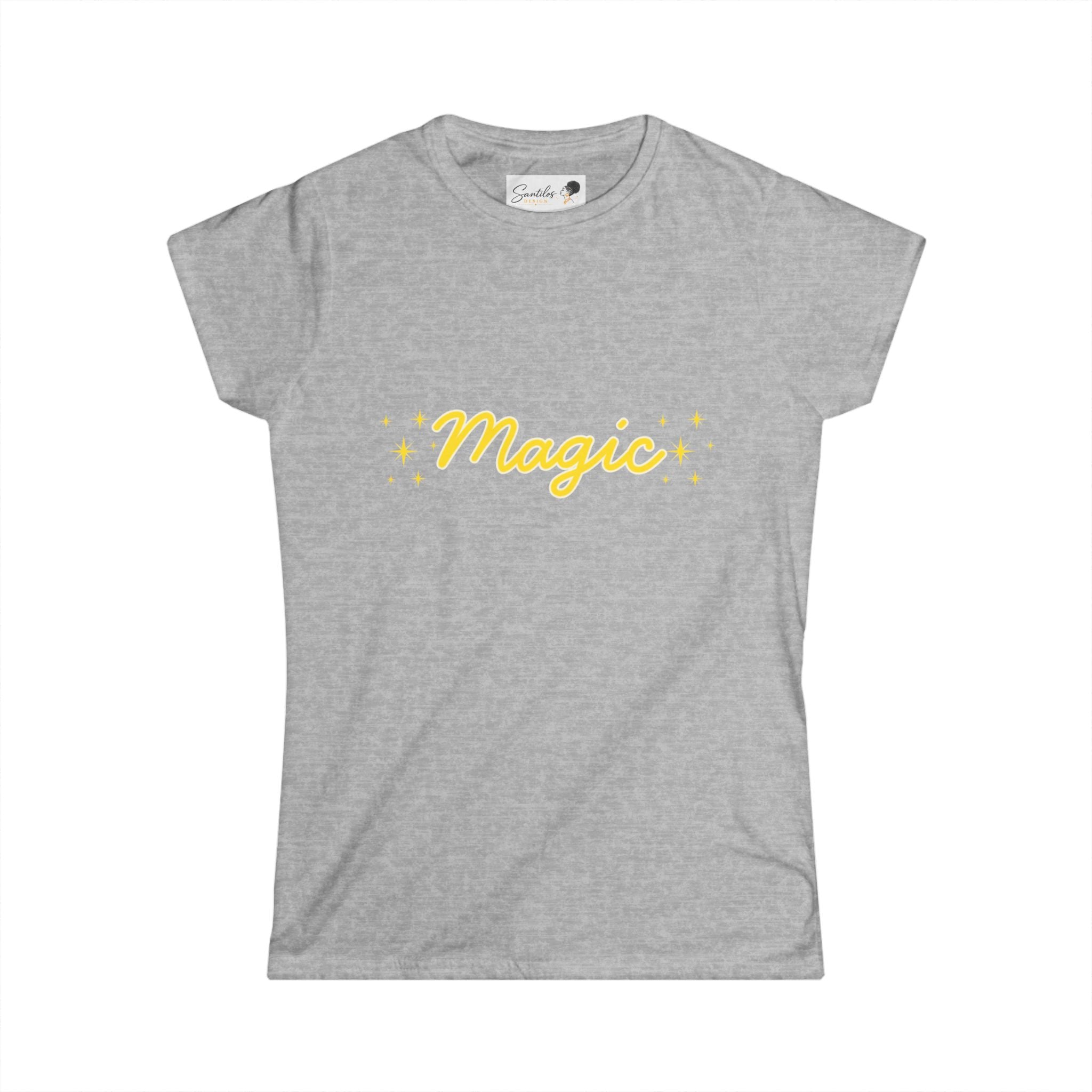 "Magic" — Women's Round Neck Graphic T-Shirt
